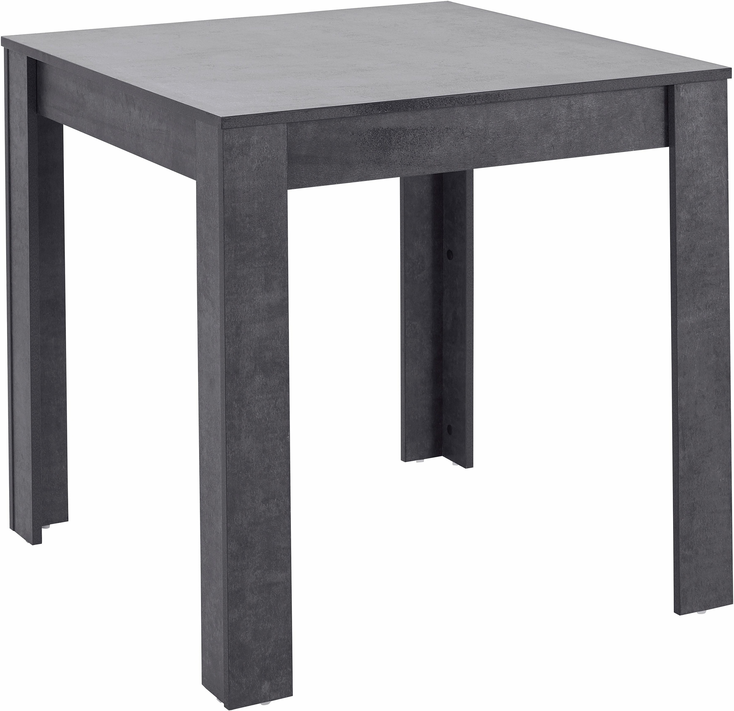 INOSIGN Essgruppe Tischbreite 80 cm in schieferfarben, 5tlg. Essgruppe