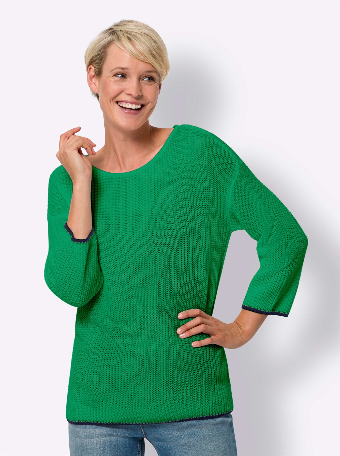 Classic Basics Pull en tricot »Rundhals-Pullover«