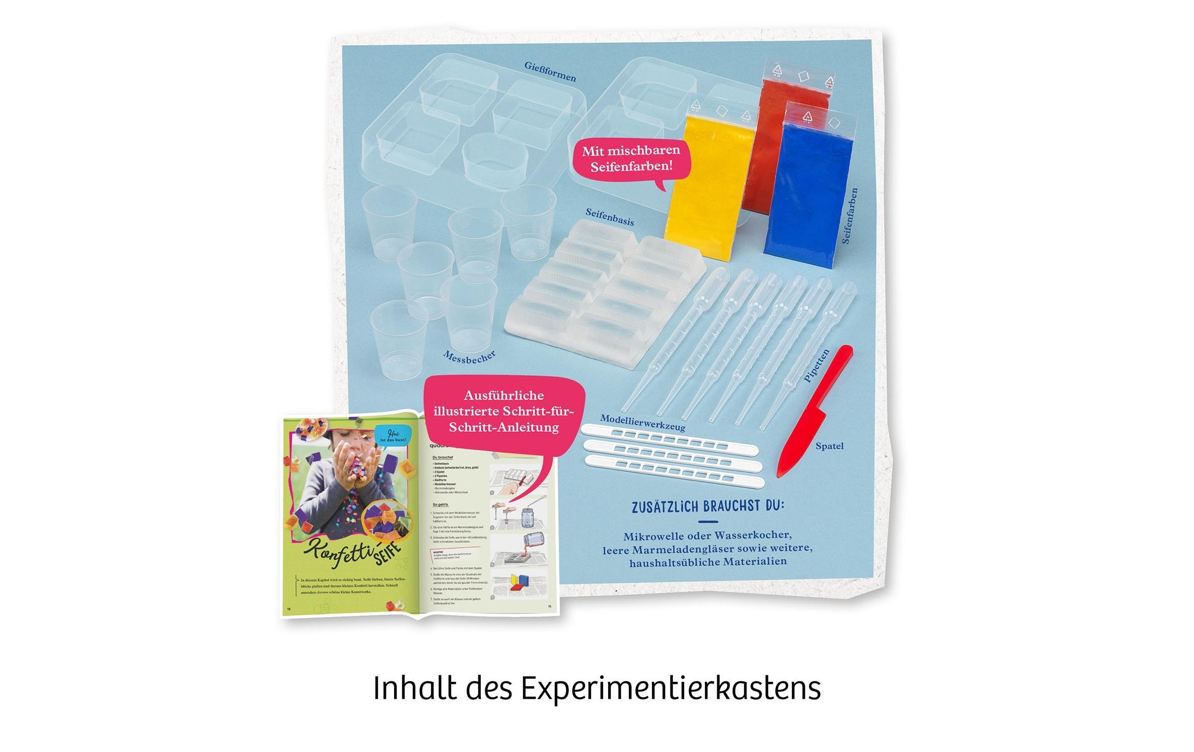 Kosmos Experimentierkasten »Experimentierkasten Seifen-Atelier«