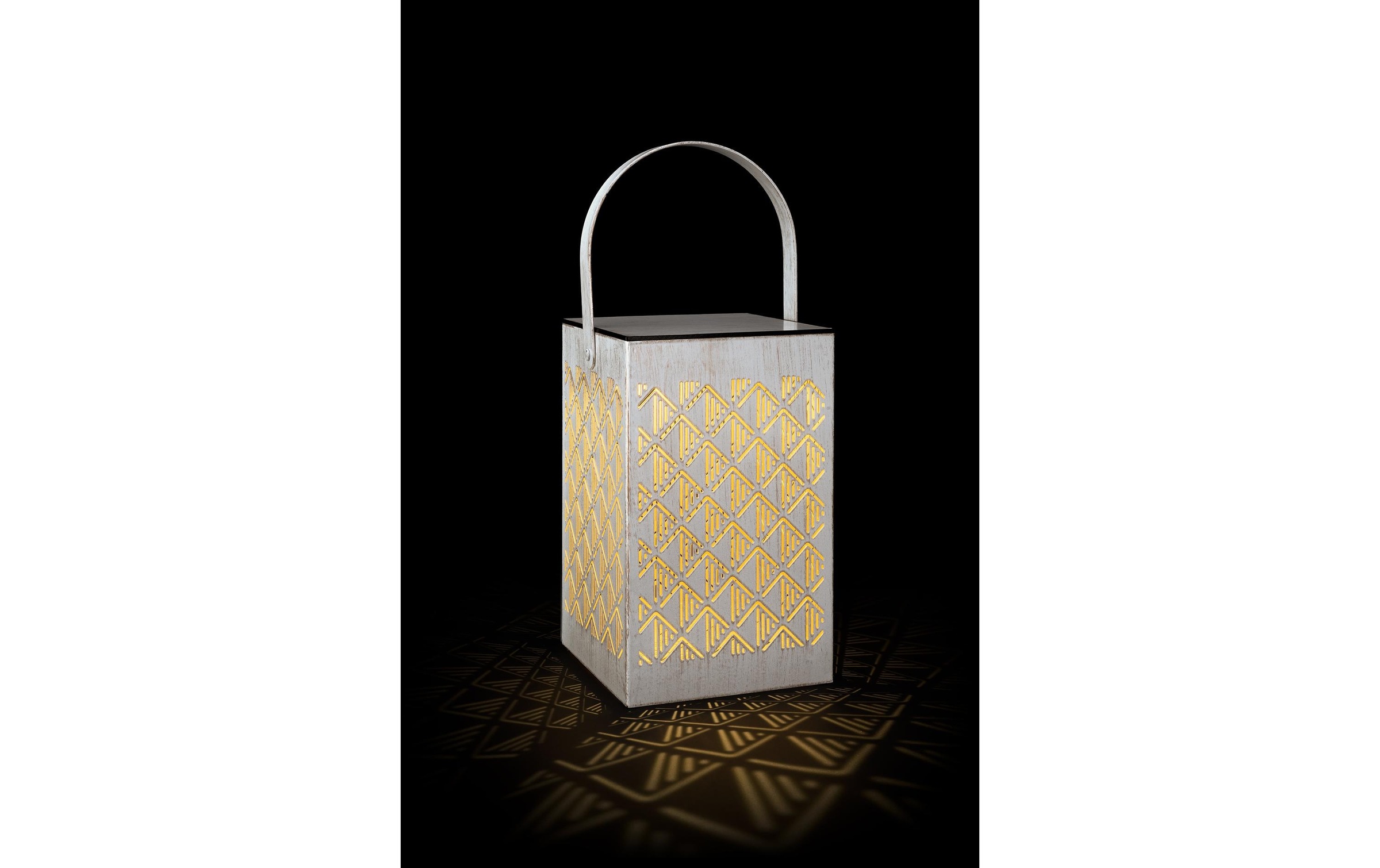 STT LED Laterne "Recharge" LED-Modul Warmweiss