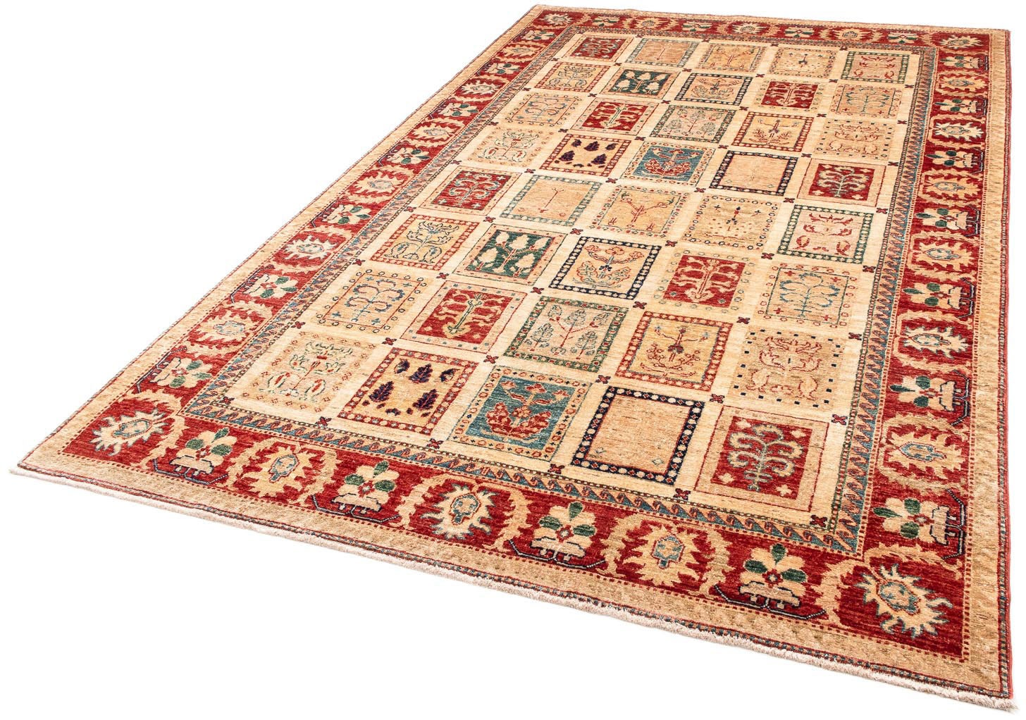 Image of morgenland Orientteppich »Ziegler - 264 x 172 cm - hellbraun«, rechteckig, 6 mm Höhe, Wohnzimmer, Handgeknüpft, Einzelstück mit Zertifikat bei Ackermann Versand Schweiz