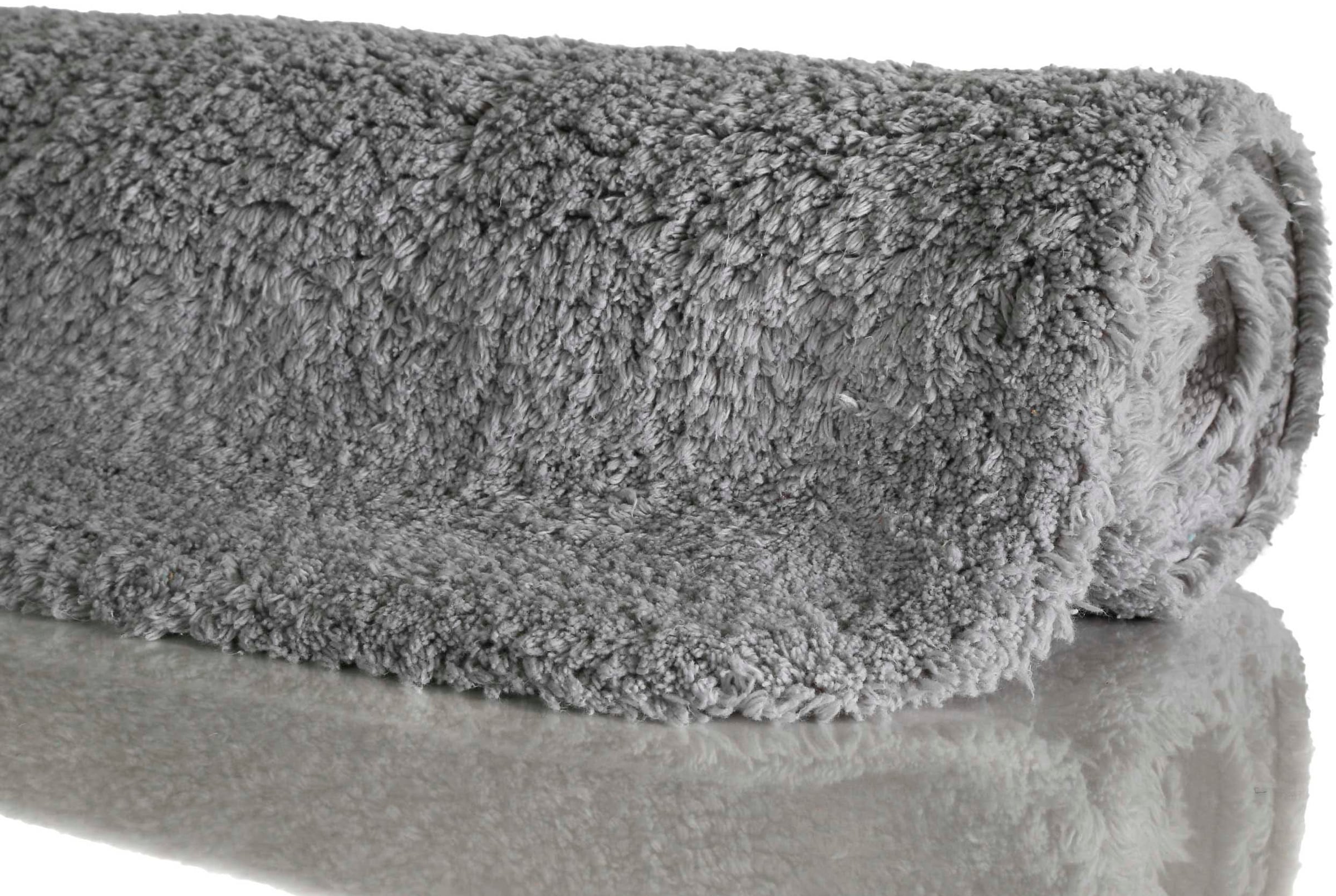 Wecon home Basics Badematte »Ole WB-2721«, fussbodenheizungsgeeignet, 100% Baumwollflor, waschbar, einfarbig, Badezimmerteppich