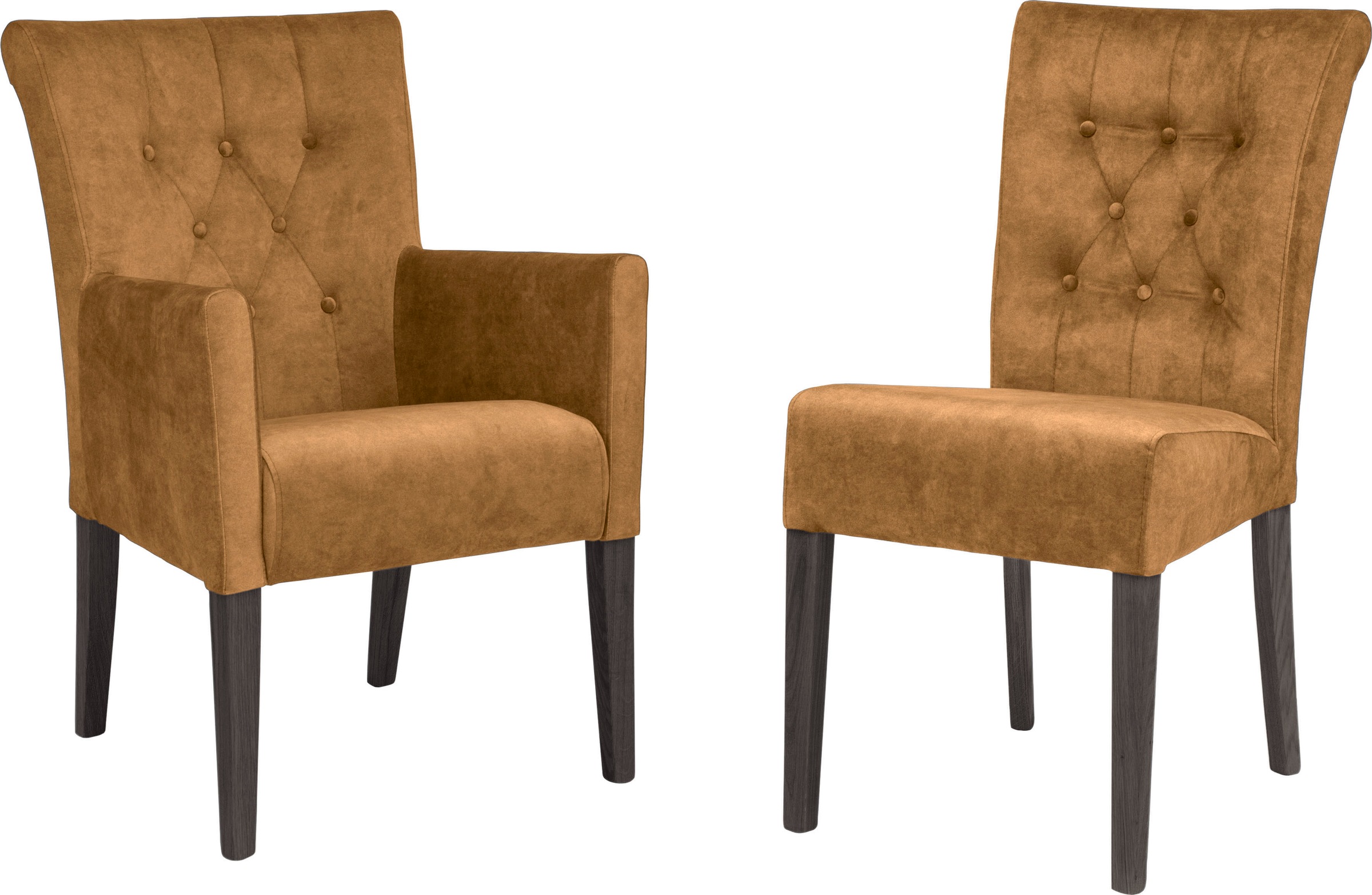 Home affaire Esszimmerstuhl »King« () Esszimmerstuhl mit Knopfheftung