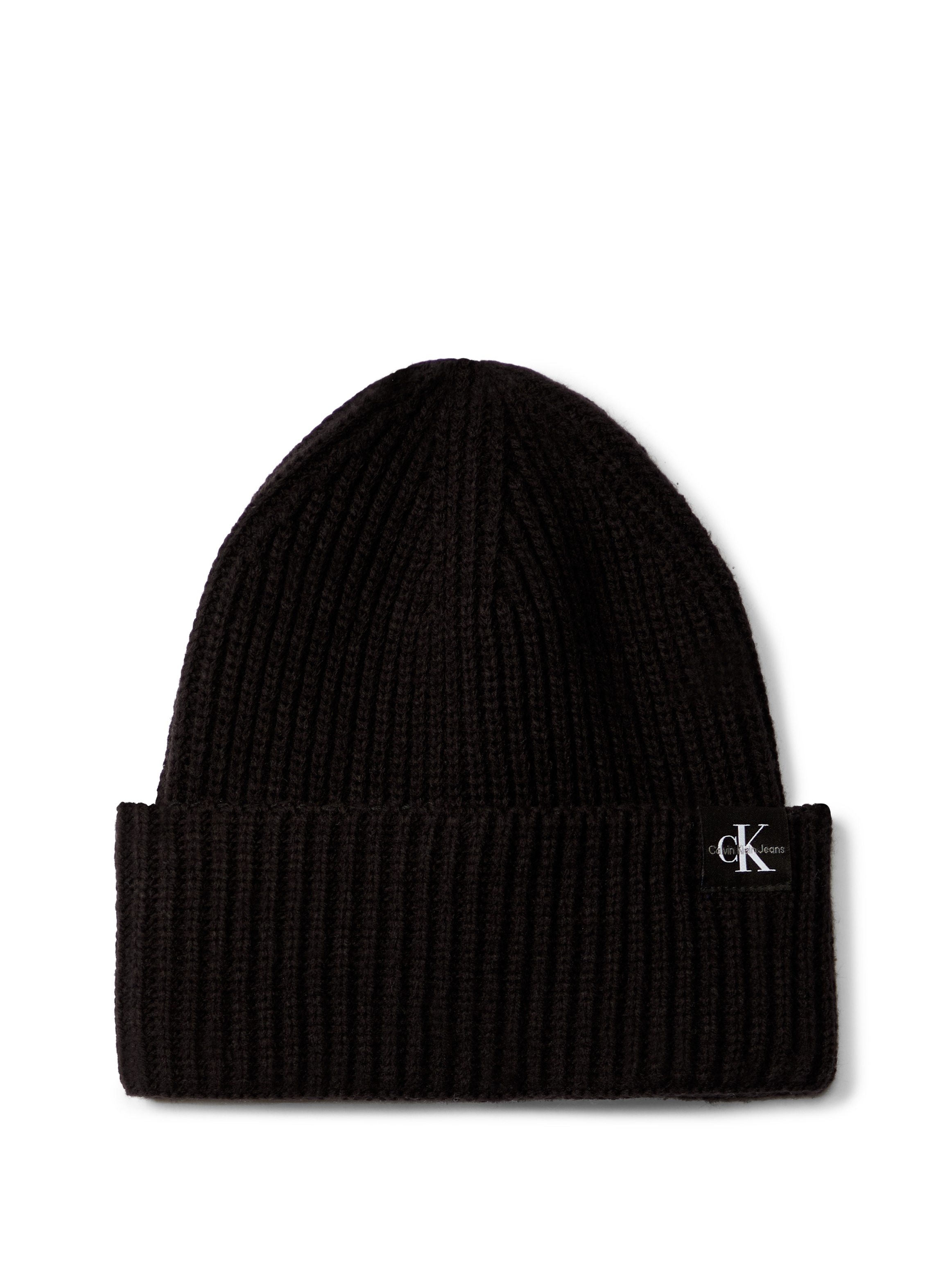 Image of Calvin Klein Jeans Beanie mit Monogramm-Label