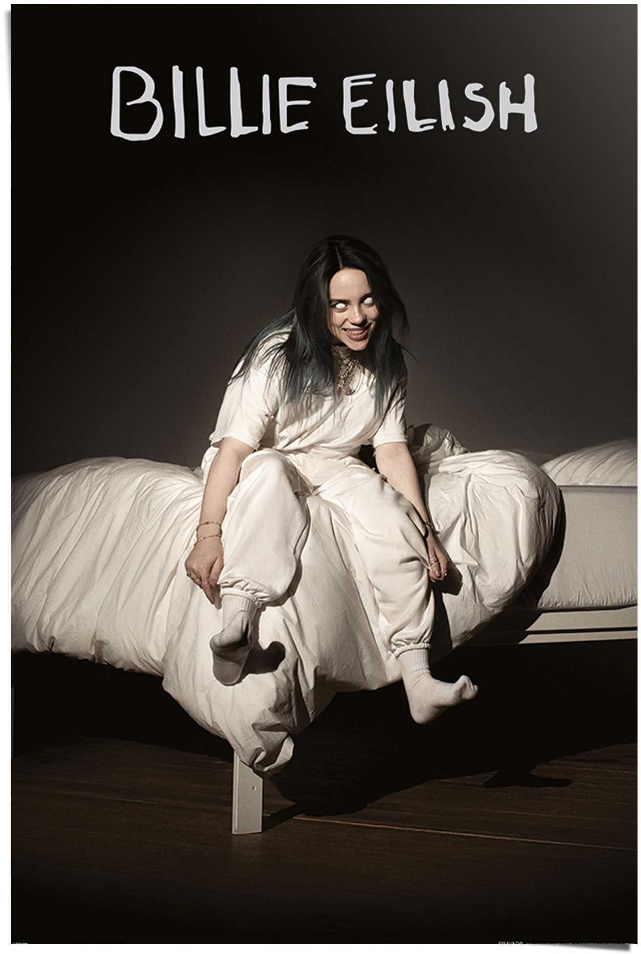 Image of Reinders Poster "Poster Billie Eilish When We All Fall Asleep, Where Do We Go?" Menschen 1 Stk. tlg.