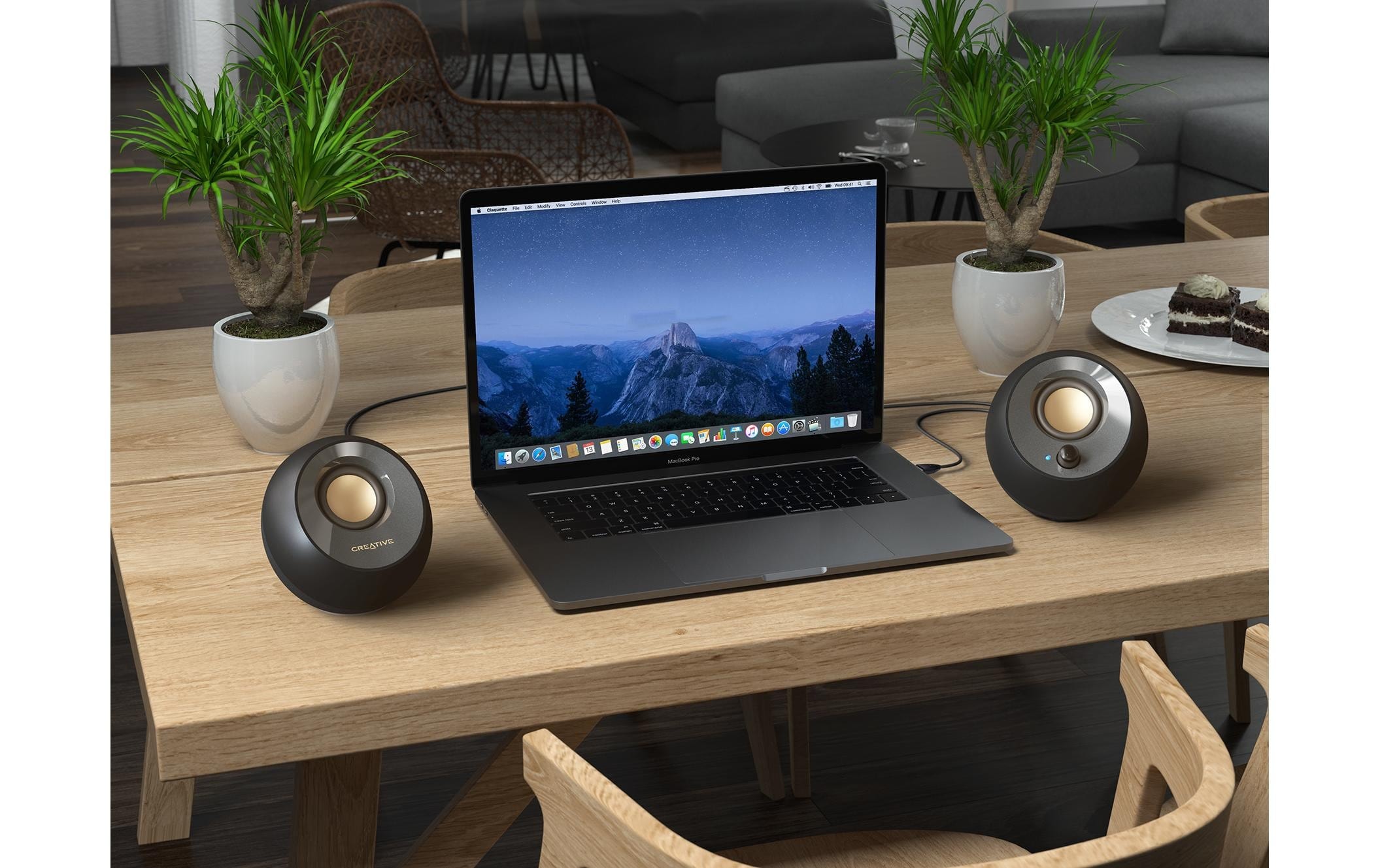 Creative Haut-parleurs pour PC »Pebble V2« 2.0 ( réglage du volume 8 W) USB-C