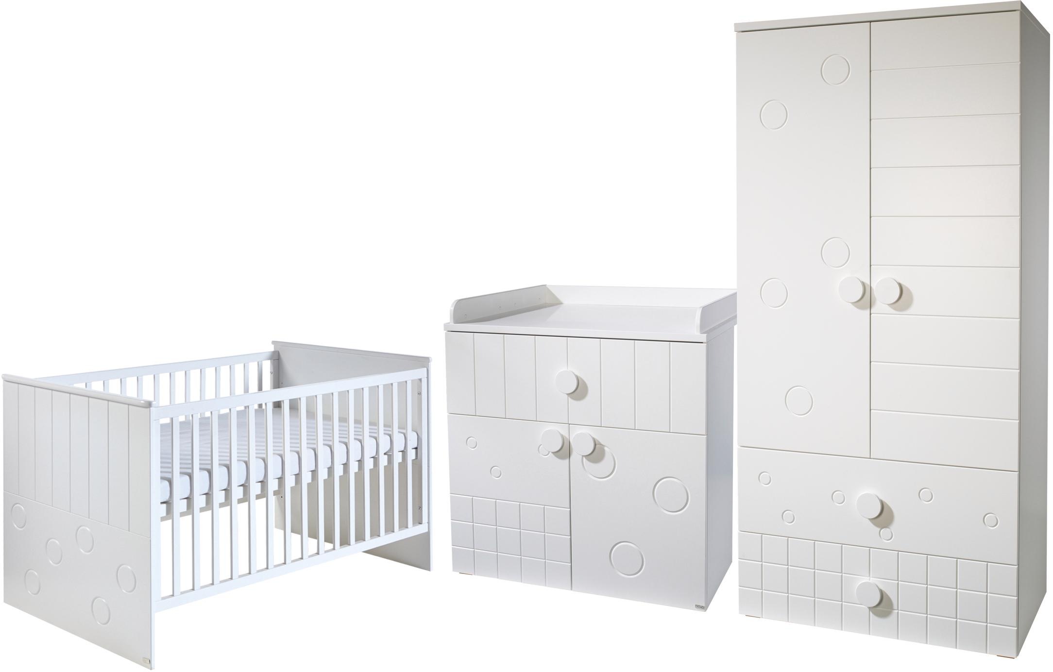 Image of roba® Babyzimmer-Komplettset »Cambino Play«, (Set, 3 St.), mit Kinderbett, Schrank und Wickelkommode bei Ackermann Versand Schweiz