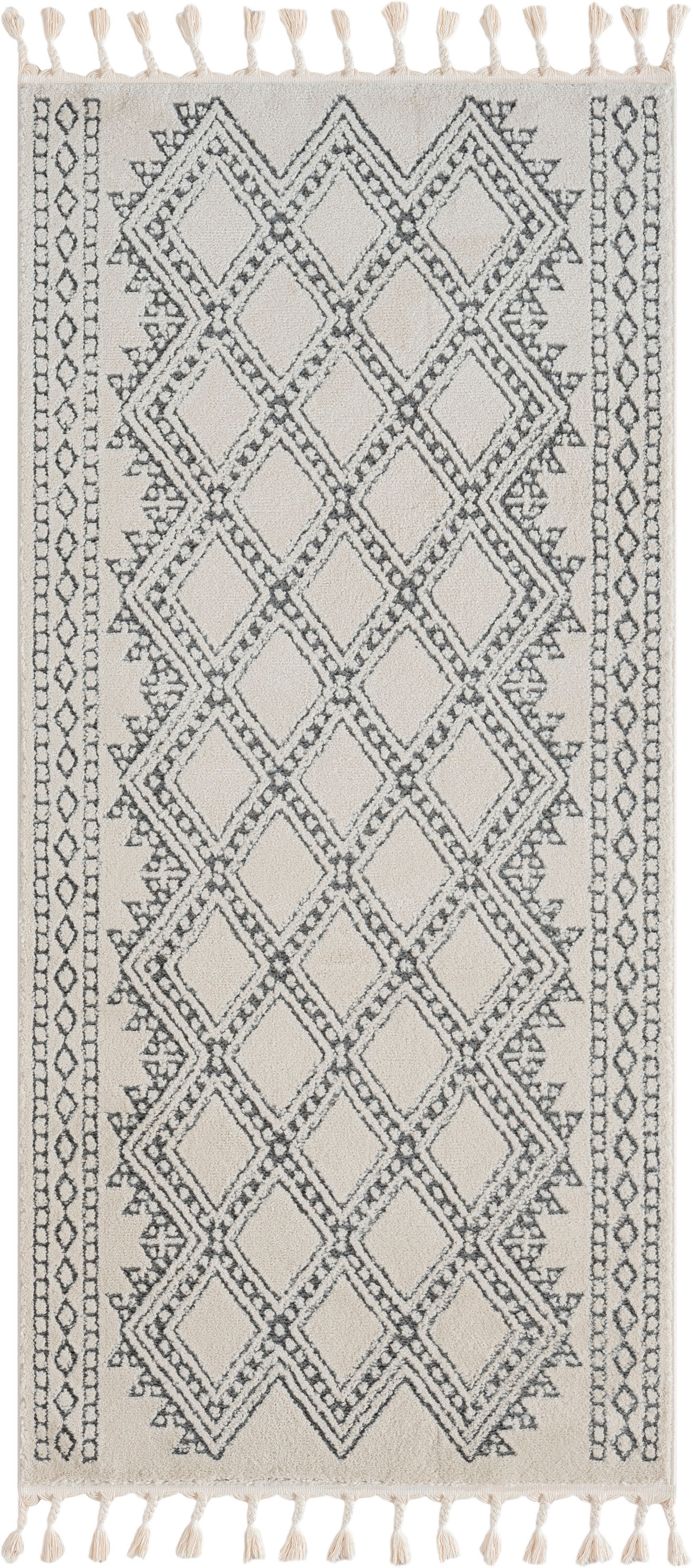 Myflair Möbel & Accessoires Hochflor-Teppich »Moroccan Tradition Lagerräumung«, rechteckig, 24 mm Höhe, modern, marokkanisches Design, flauschig weich durch Hochflor