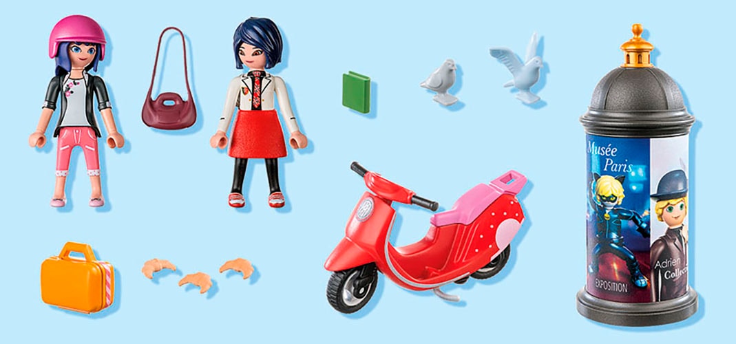 Playmobil® Konstruktions-Spielset »Miraculous: Rollerfahrt durch Paris (71864)« Made in Europe