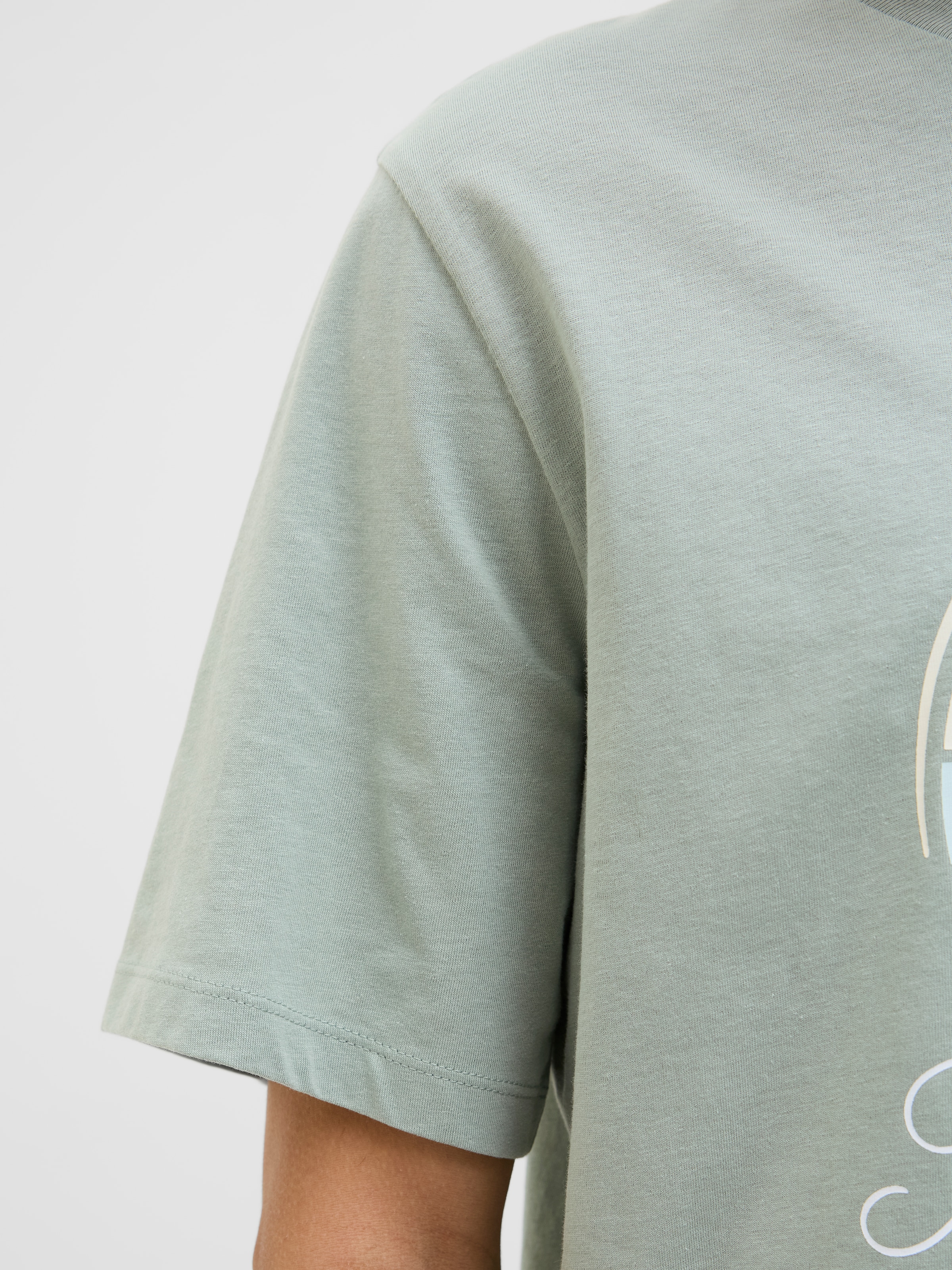 Jack & Jones Rundhalsshirt »JJPALM TEE SS CREW NECK LN«