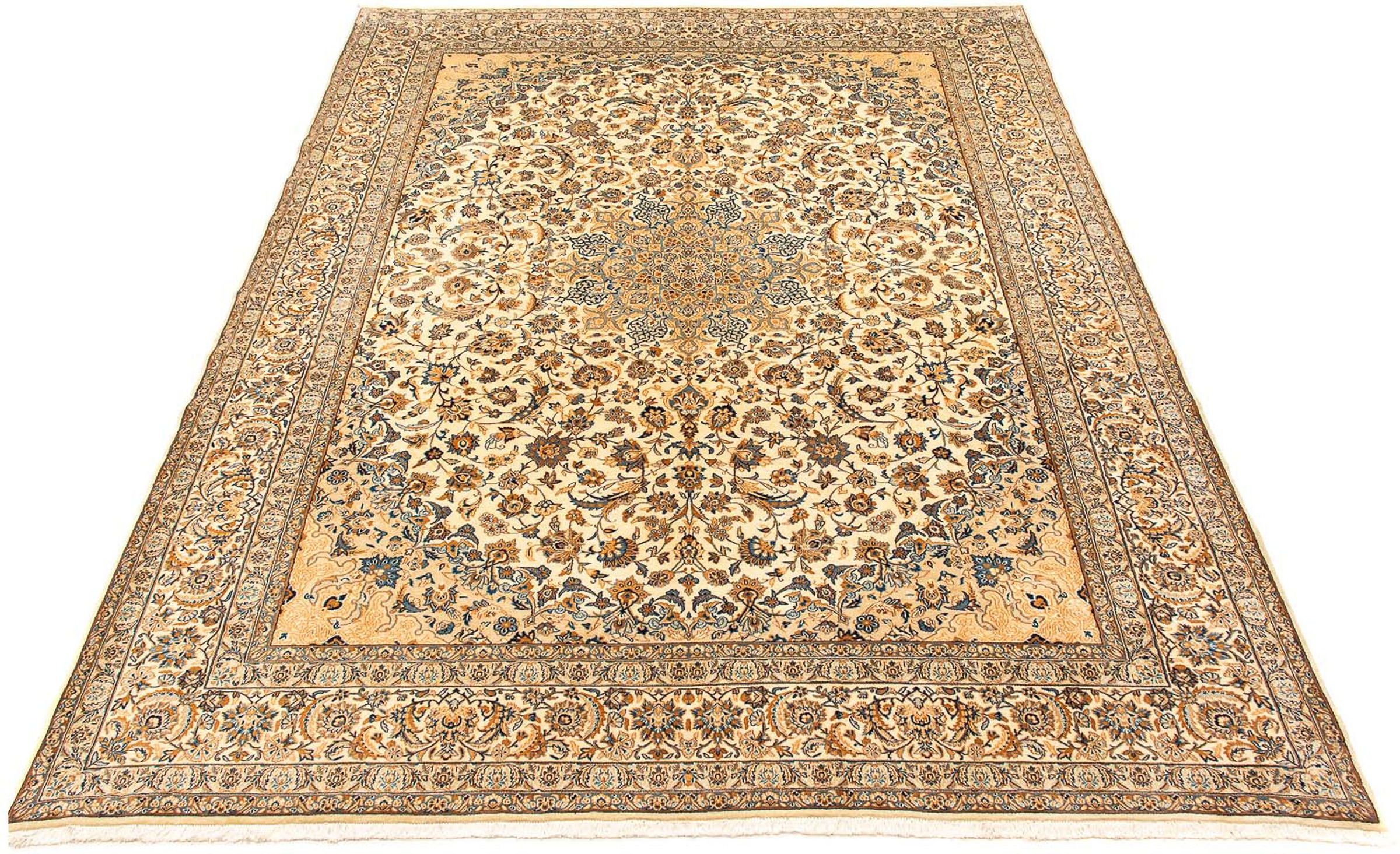 Image of morgenland Teppich »Vintage - 396 x 308 cm - beige«, rechteckig, 8 mm Höhe, Wohnzimmer, Handgeknüpft, Einzelstück mit Zertifikat bei Ackermann Versand Schweiz