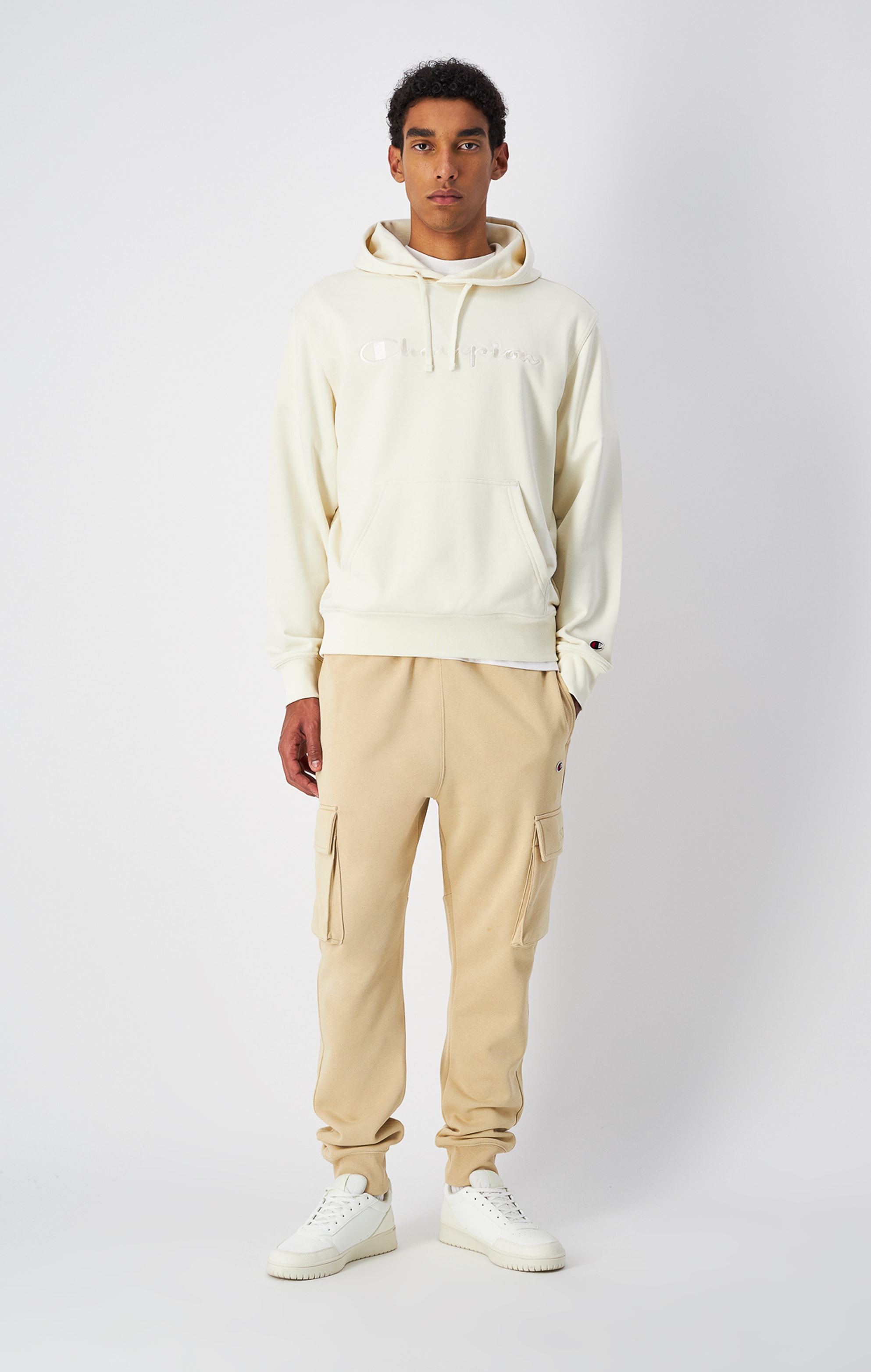 Champion Kapuzensweatshirt »ICONS TONAL Terry Hoodie with Big Logo«, (1 tlg.)