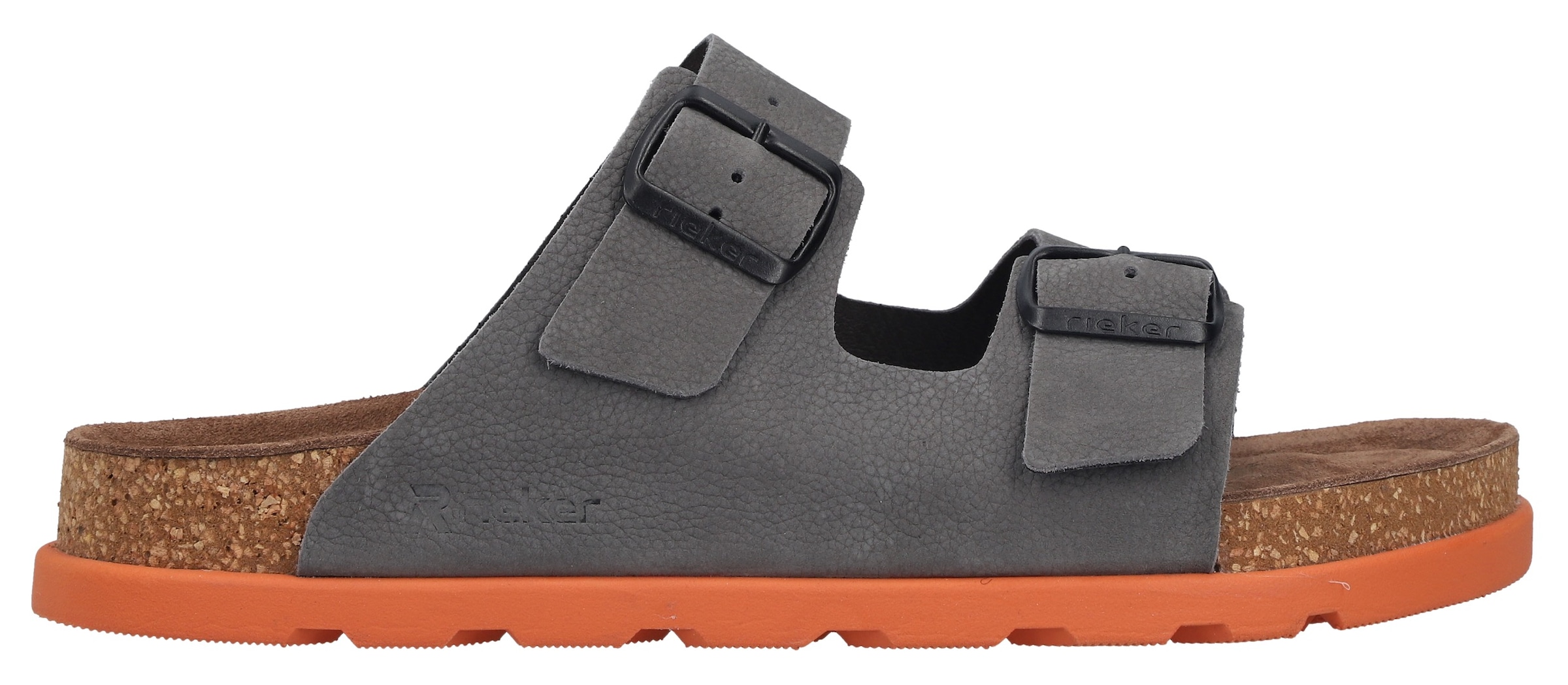 Rieker Pantolette  Sommerschuh, Strandschuh, Hausschuh mit bequemem Fussbett