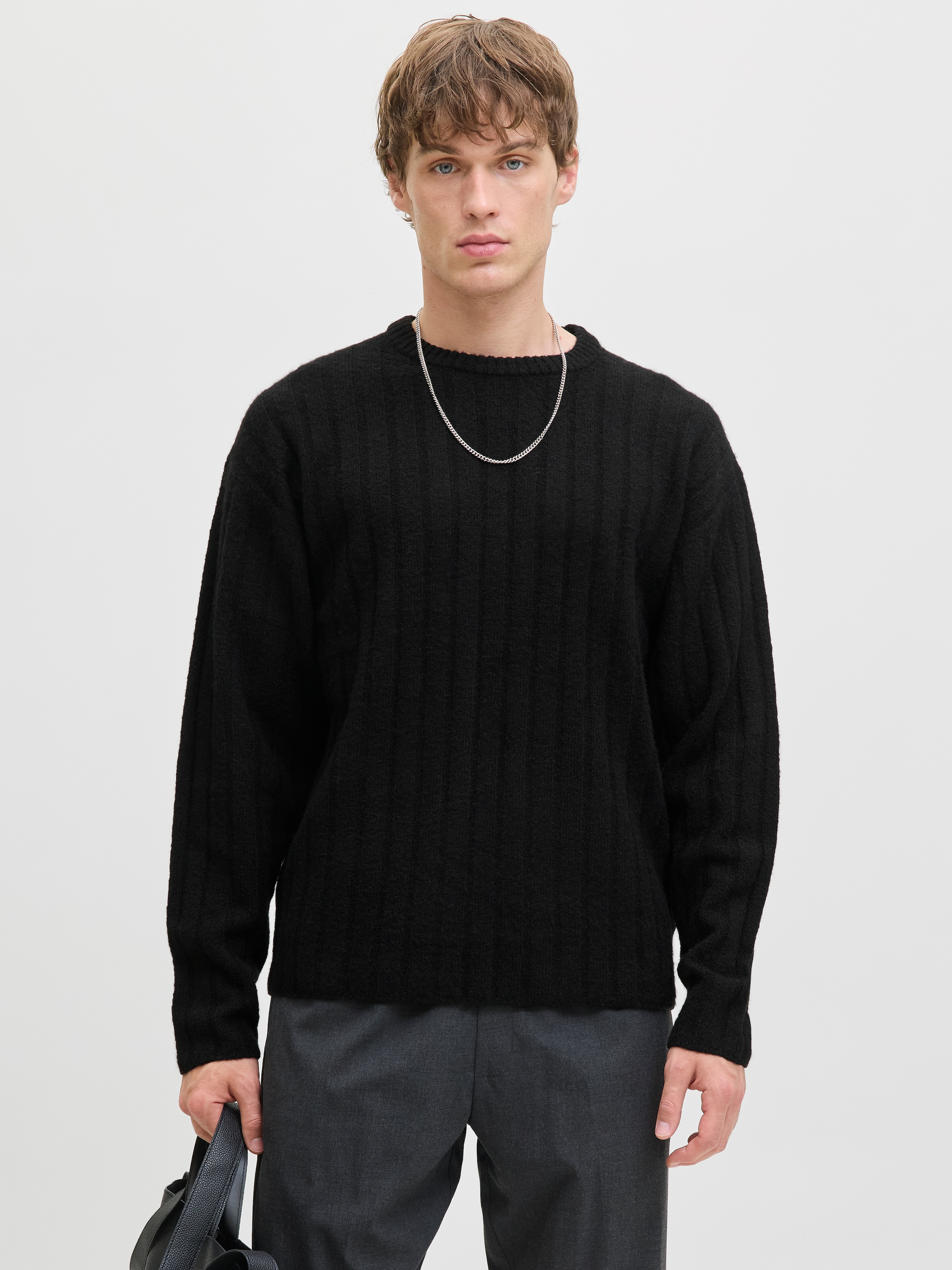 Image of Jack & Jones Strickpullover "JJEBRADLEY CARTER KNIT CREW NECK LN"