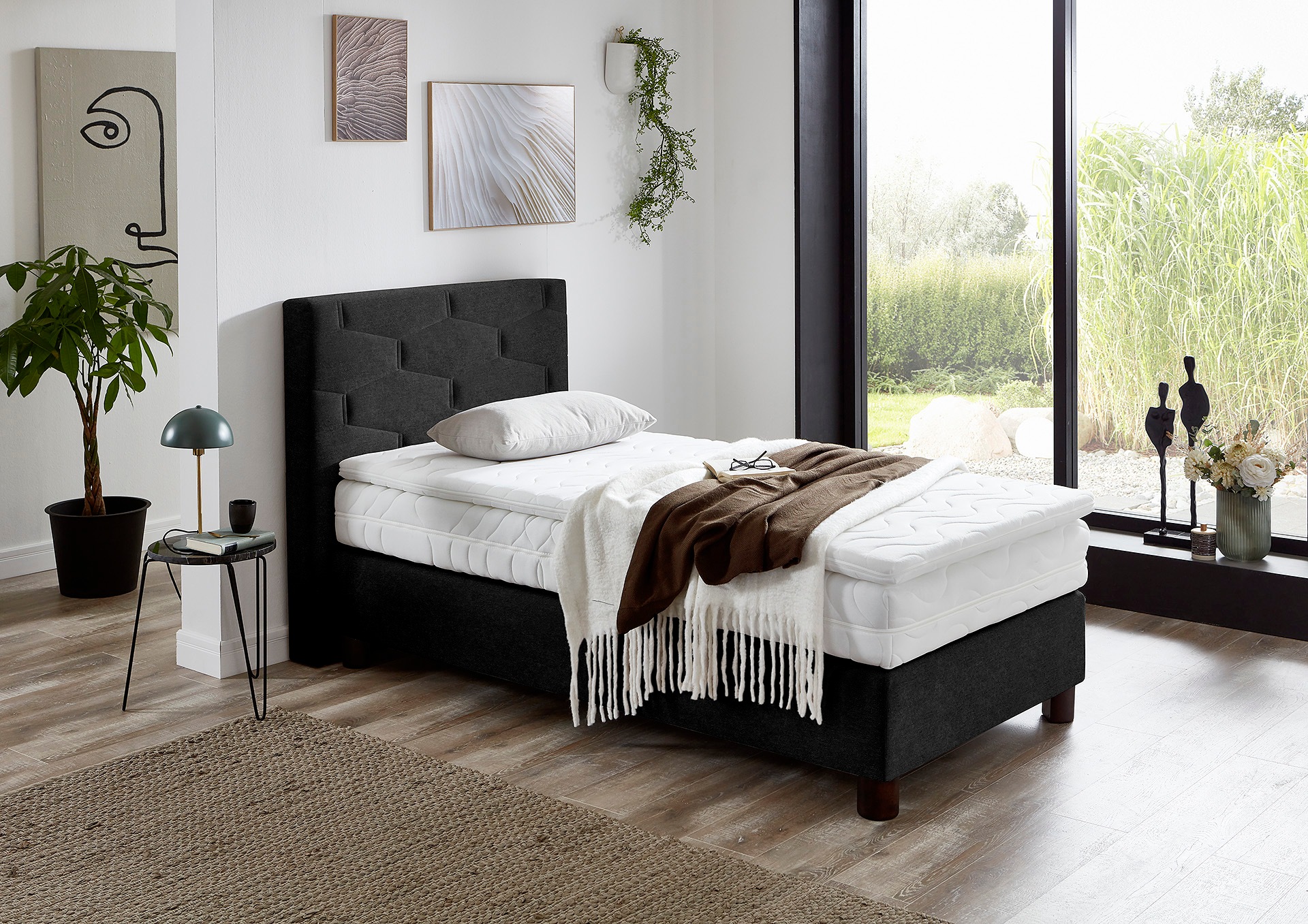 Westfalia Schlafkomfort Boxspringbett, wahlweise mit Topper