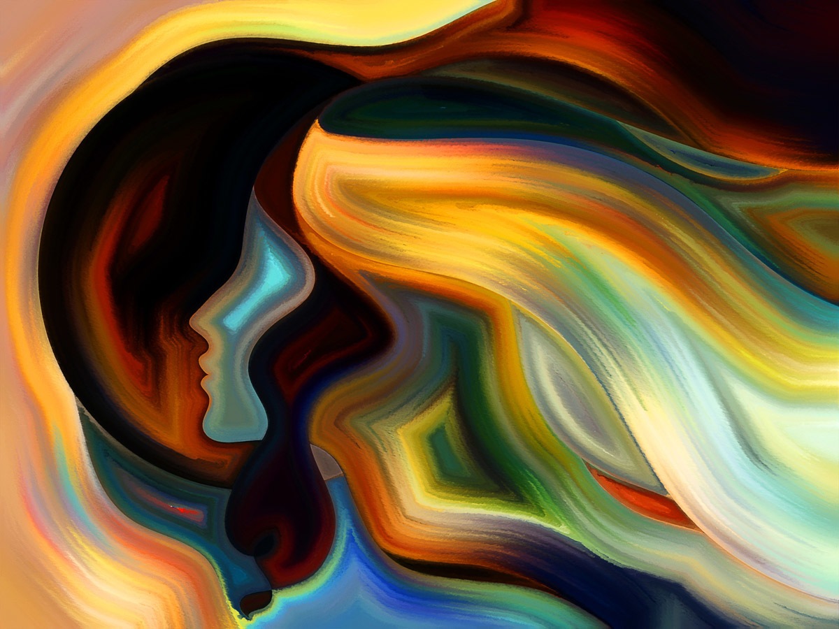 Image of Papermoon Fototapete »Gesicht der Gefühle«, samtig, Vliestapete, hochwertiger Digitaldruck bei Ackermann Versand Schweiz