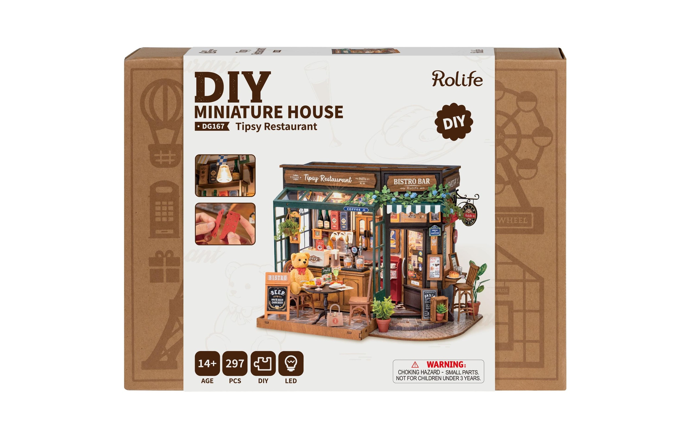 Image of Modellbausatz "RoboTime Tipsy Restaurant 297-teilig"