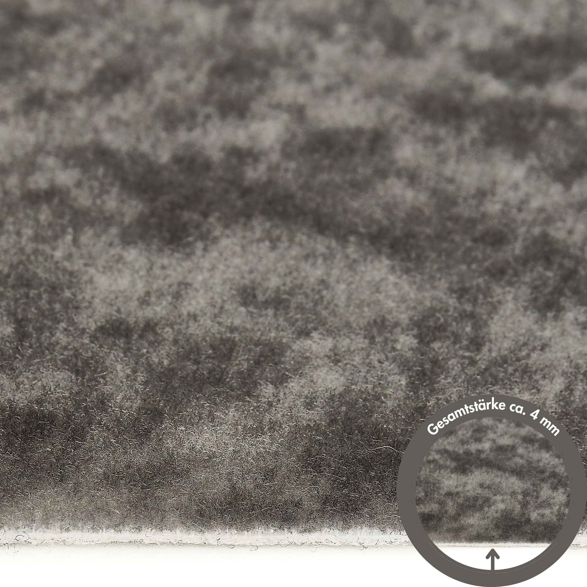 Andiamo Teppichfliese »Colmar Nadelfilz« quadratisch 4 mm Höhe 40x40 cm, selbstklebend, robust & strapazierfähig, 25 Stück (4 qm)