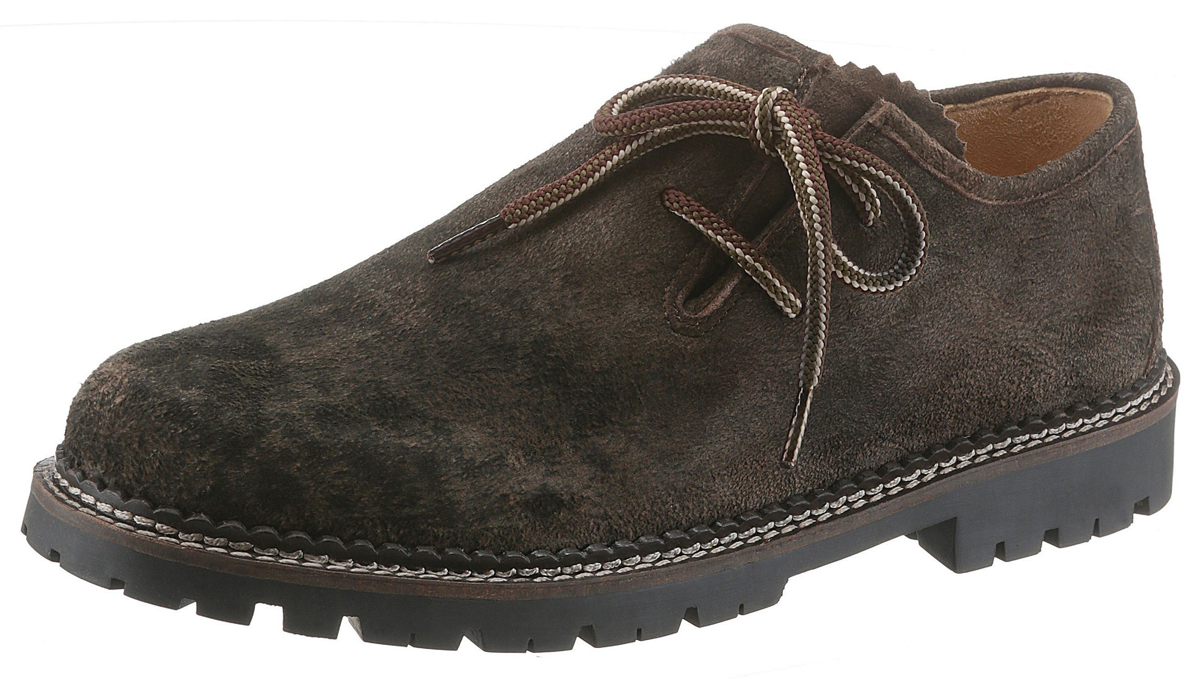 Image of Stockerpoint Schnürschuh, mit gemusterten Schnürsenkel bei Ackermann Versand Schweiz