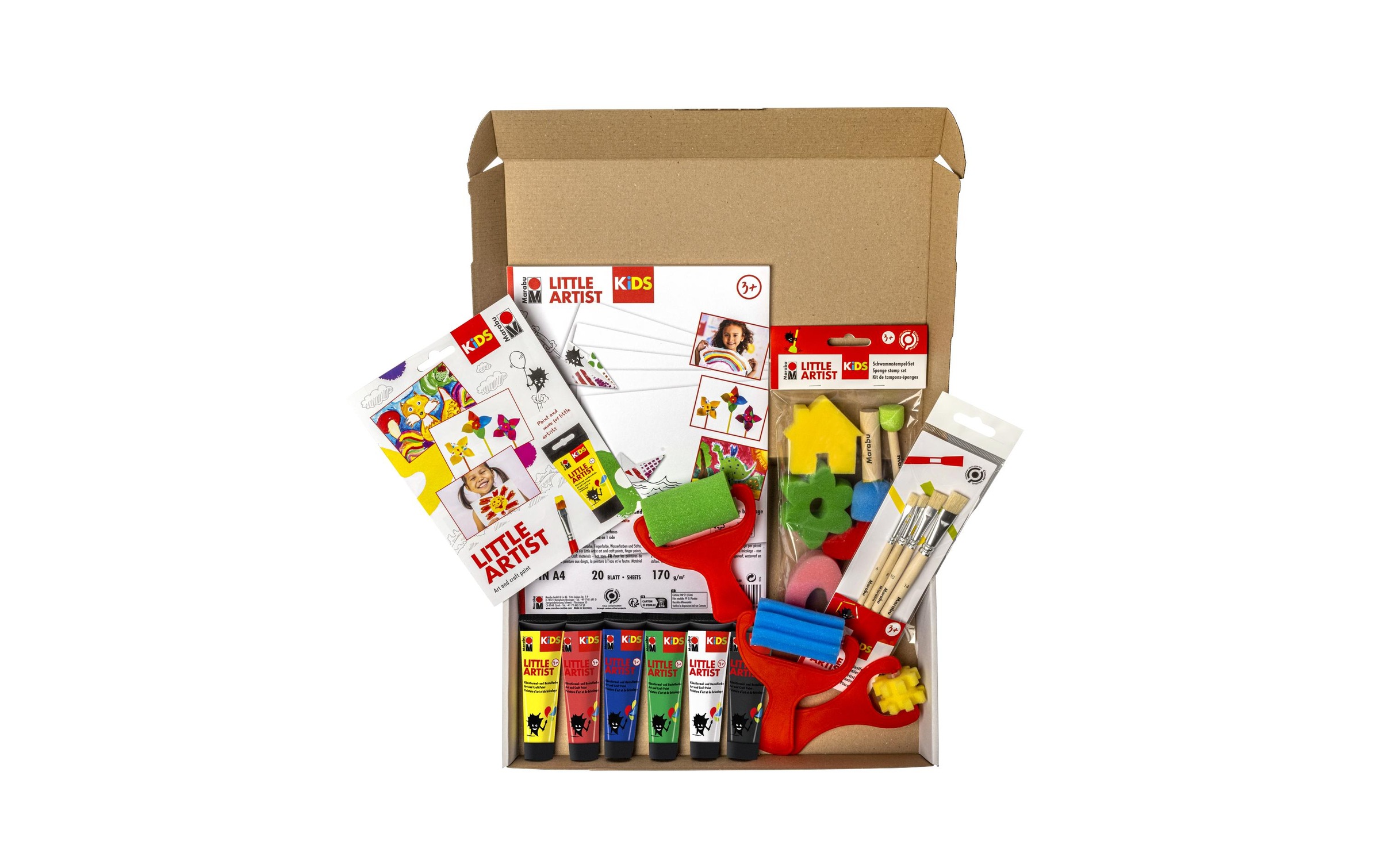 Marabu Kreativset »Kids Power Paint Box 6 x 36 ml«