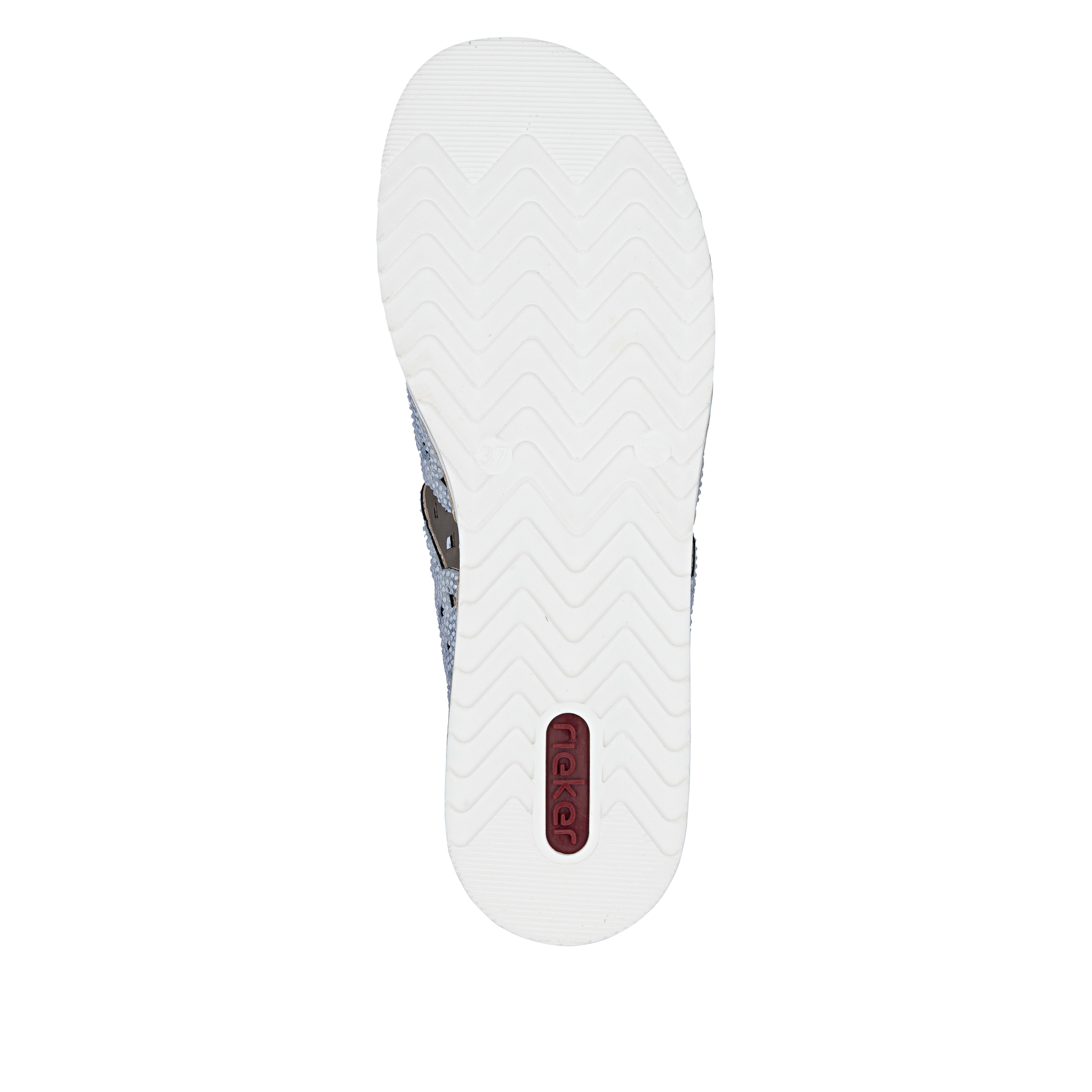 Rieker Pantolette  chaussure d'été, chaussure de plage, chausson, talon compensé, avec strass