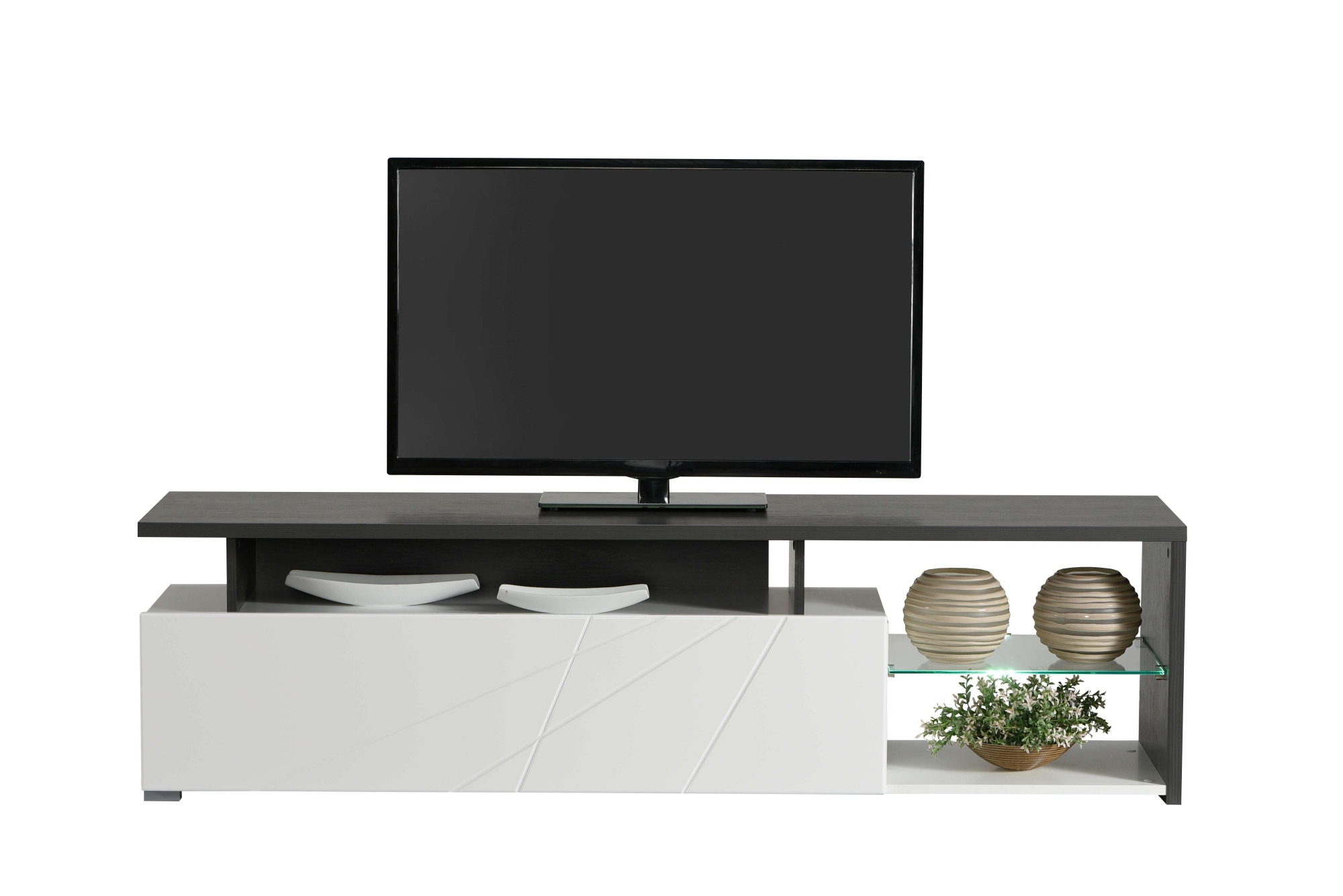 INOSIGN Lowboard »Arctic TV-Board« TV-Kommode,Br. 170 cm, mit und ohne LED-Beleuchtung,Front mit Fräsung
