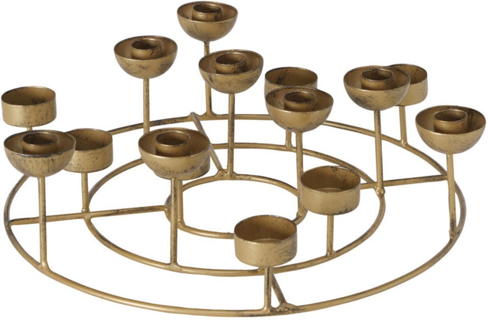 Image of BOLTZE Kerzenleuchter »Julius«, (1 St.), aus Eisen, Ø ca. 38 cm bei Ackermann Versand Schweiz