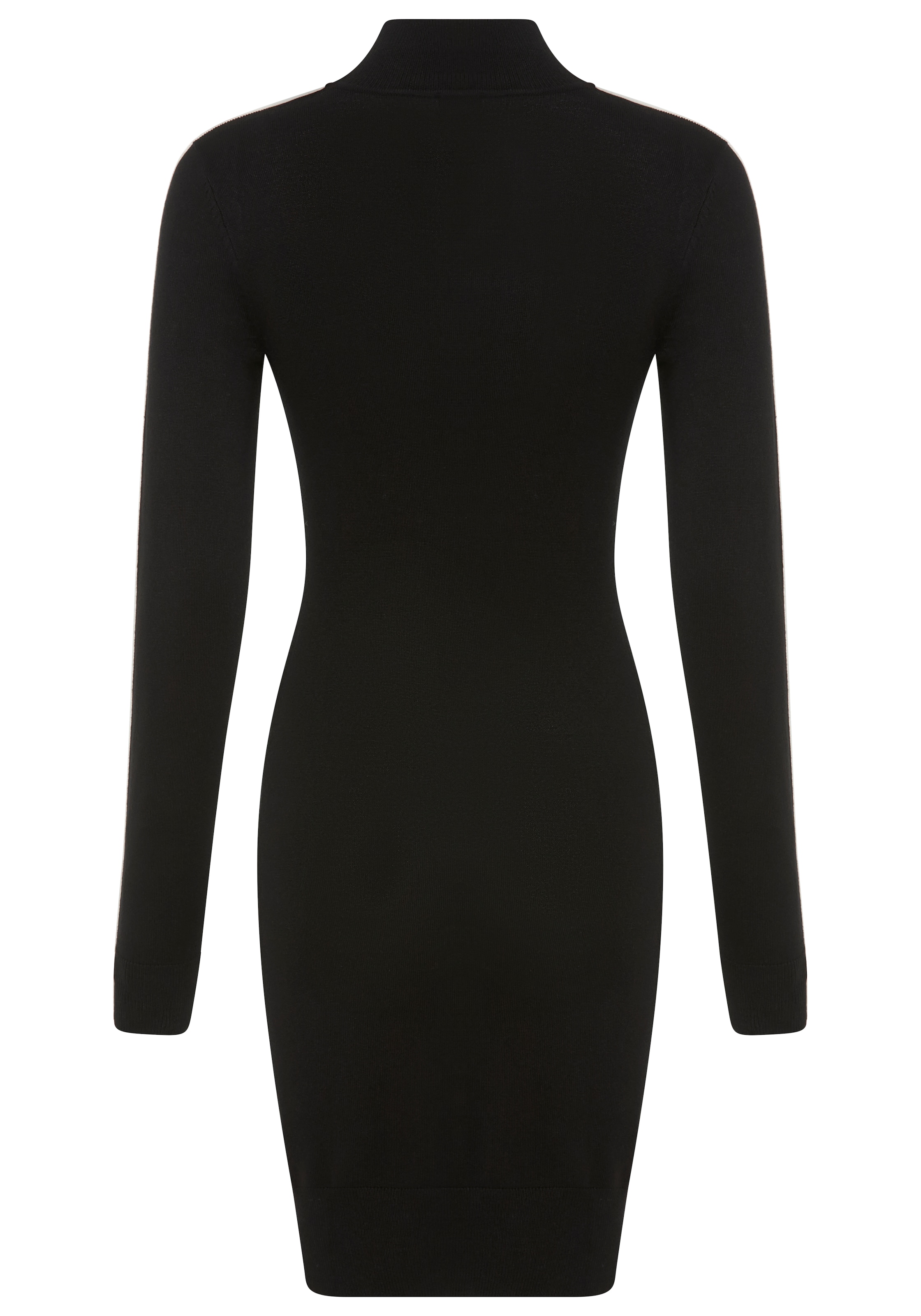 Bruno Banani Robe en tricot mit edlem Kontraststreifen