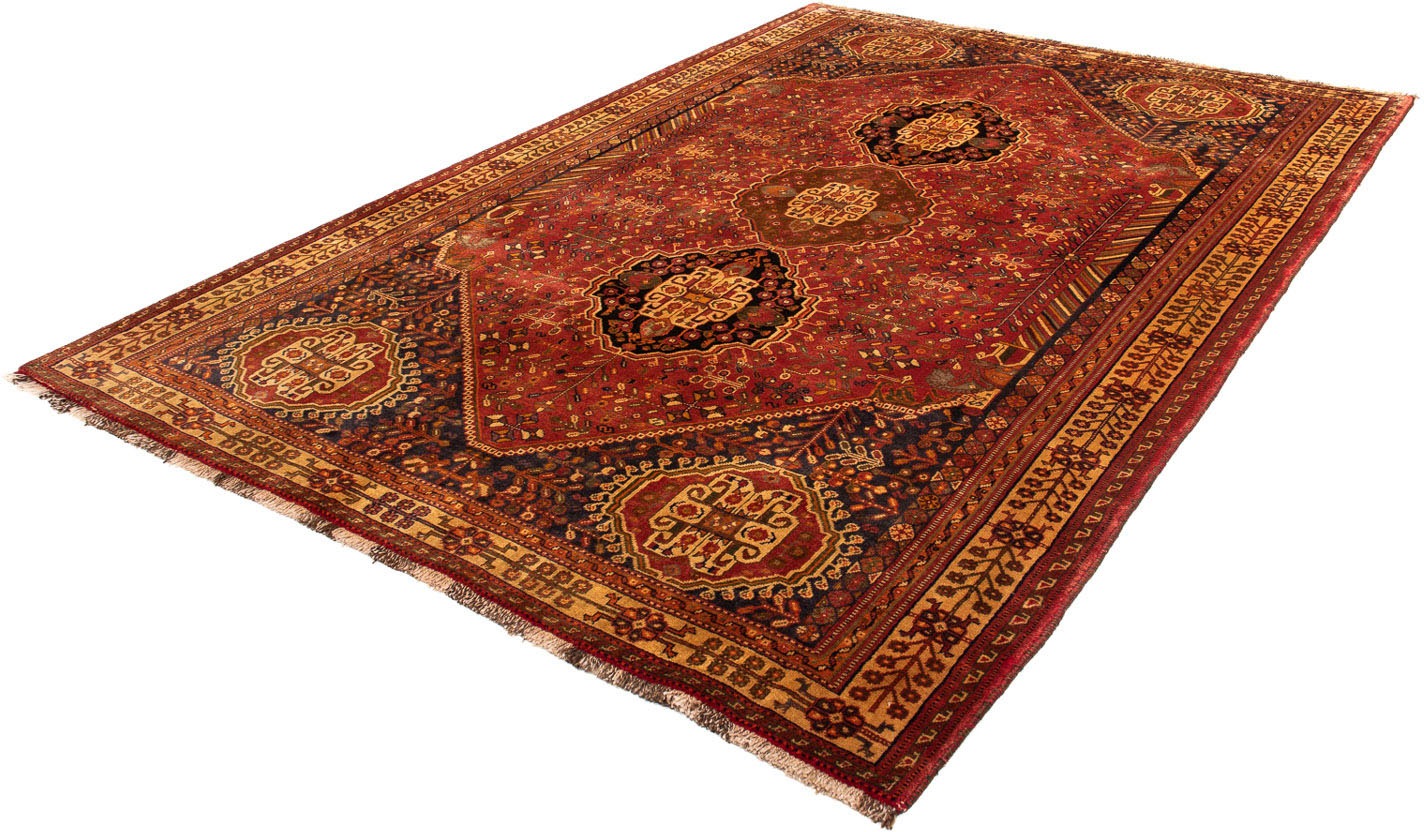 Image of morgenland Orientteppich »Perser - Nomadic - 280 x 184 cm - dunkelrot«, rechteckig, 10 mm Höhe, Wohnzimmer, Handgeknüpft, Einzelstück mit Zertifikat bei Ackermann Versand Schweiz