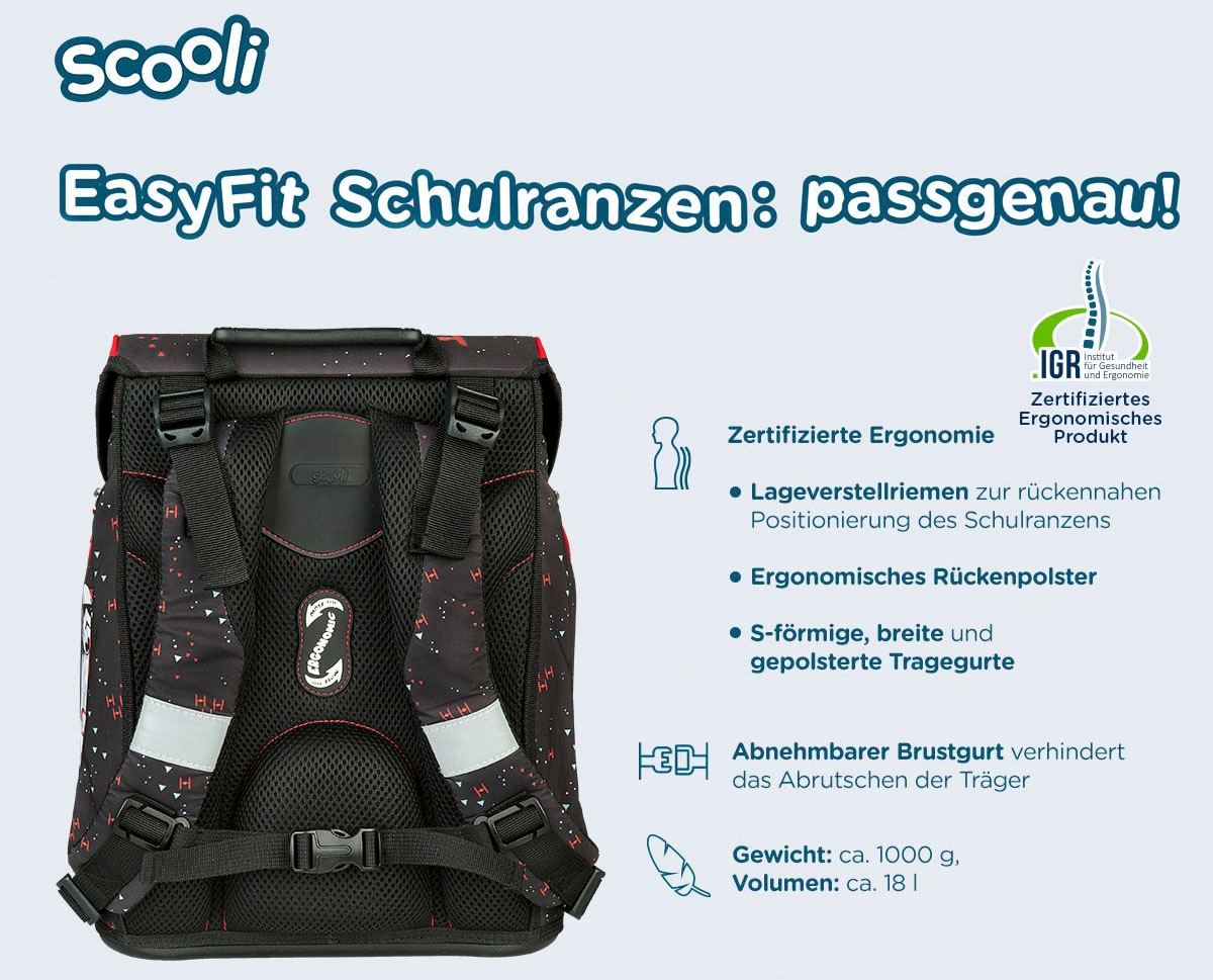 Scooli Schulranzen »EasyFit, Star Wars«, Reflektoren