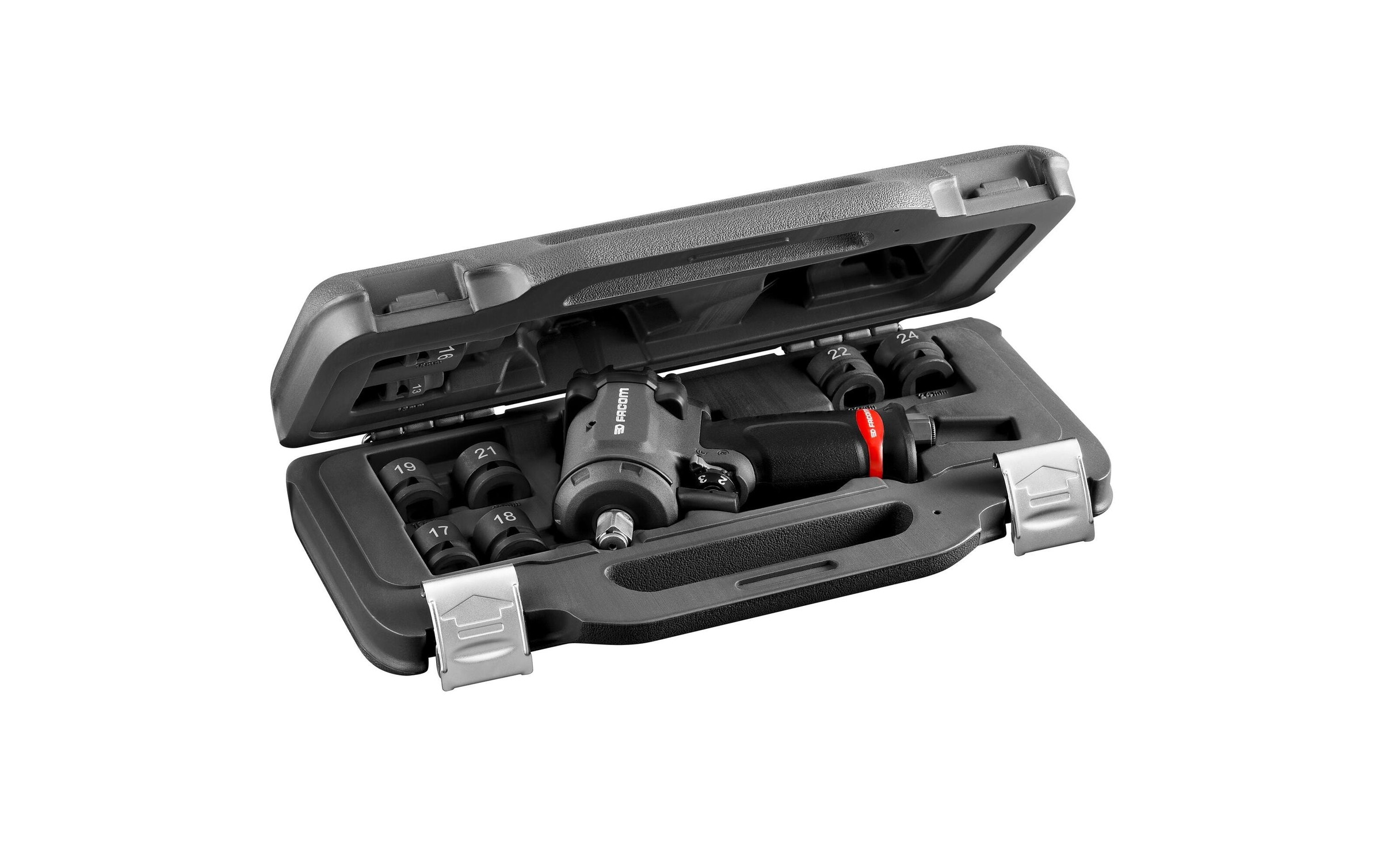 Image of Facom Druckluft-Schlagschrauber "Ultra Compact Set 1/2, 9-teilig"