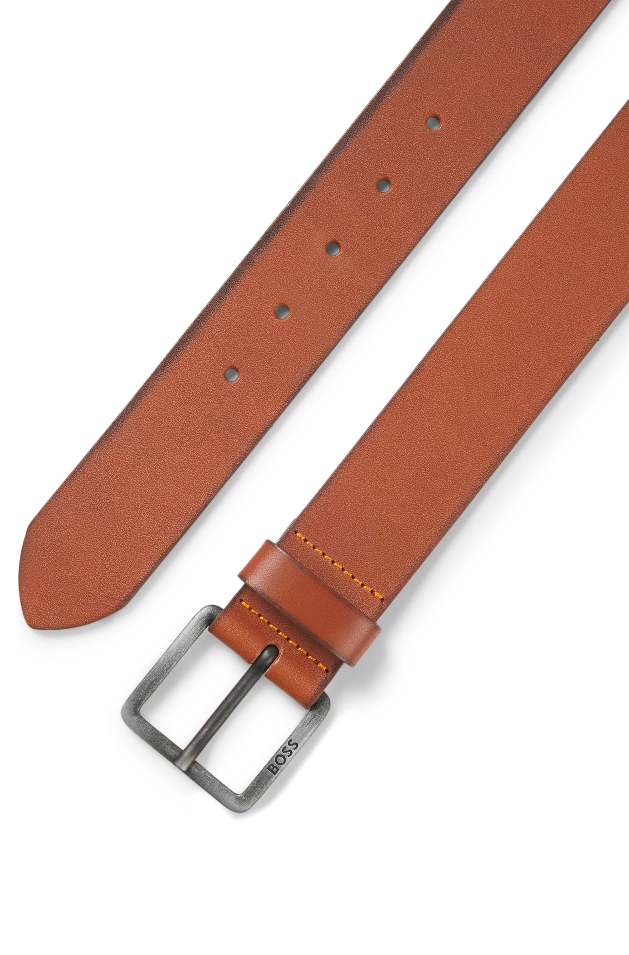 BOSS Ceinture en cuir »Jeeko_Sz40« mit matter Schliesse
