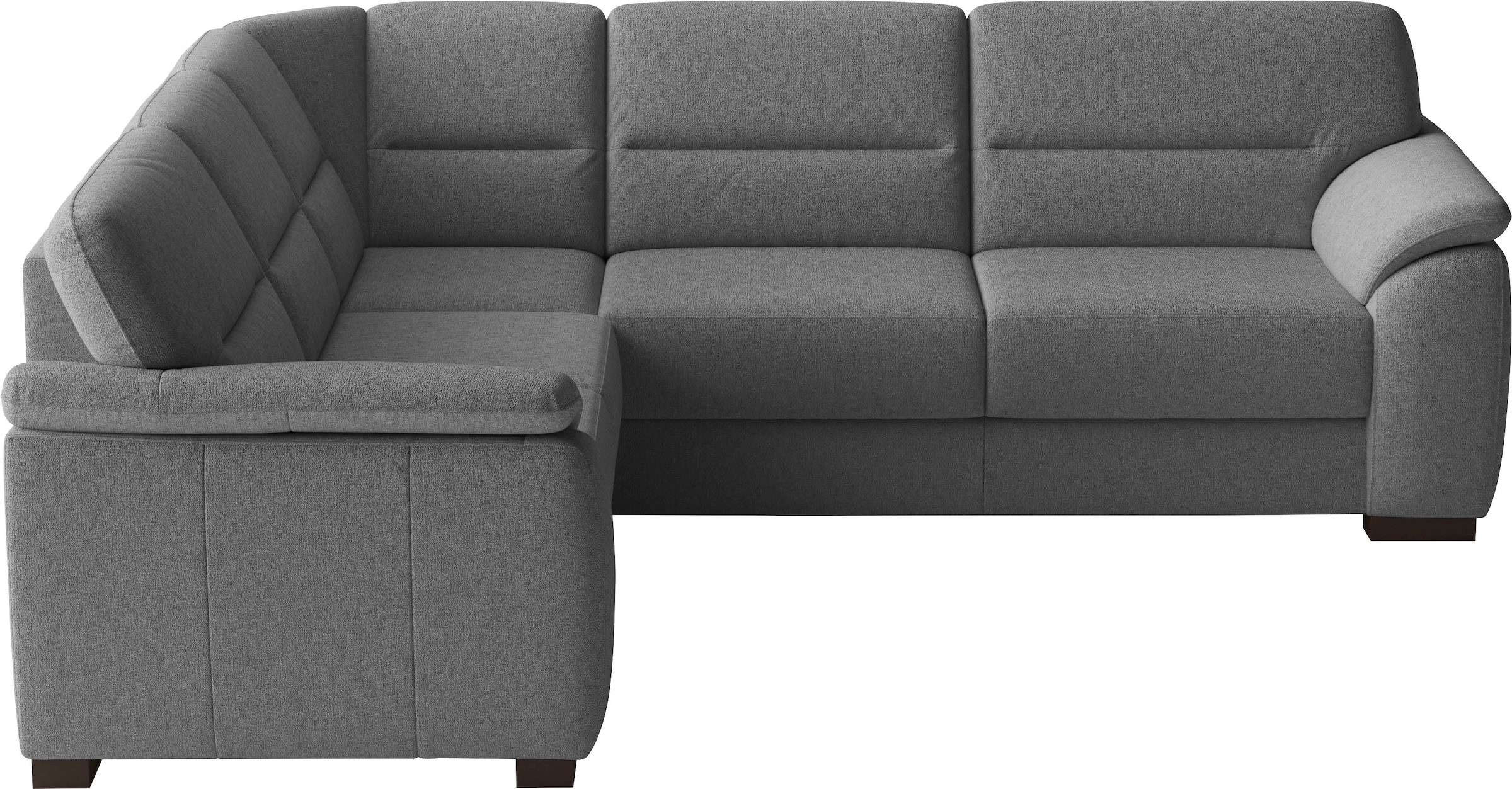 sit&more Ecksofa »Montego L-Form, B: 255 cm« wahlweise mit Bettfunktion und Schubkasten