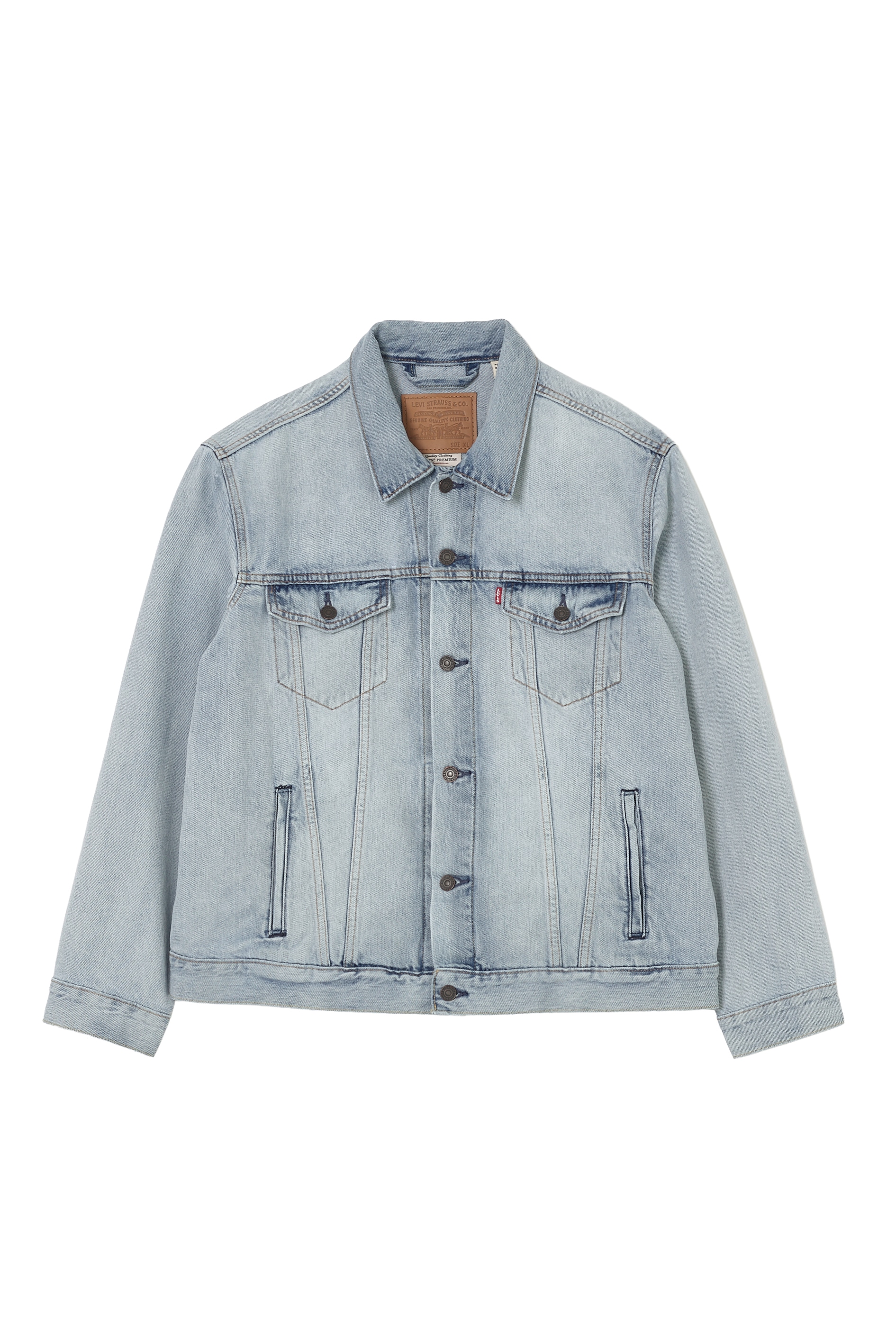 Levi's® Jeansjacke »VINTAGE FIT TRUCKER JKT«, ohne Kapuze, mit Knopfleiste