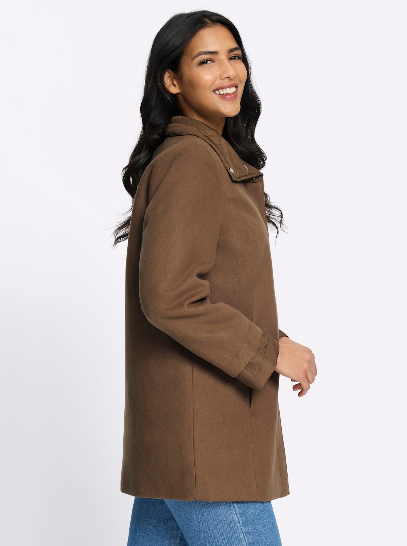 Classic Basics Veste longue sans capuche