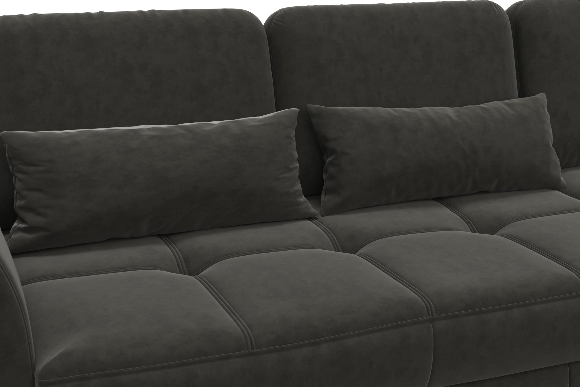 sit&more Ecksofa »Bendigo L-Form«, inklusive Sitztiefenverstellung, Bodenfreiheit 12 cm, in 2 Fussfarben