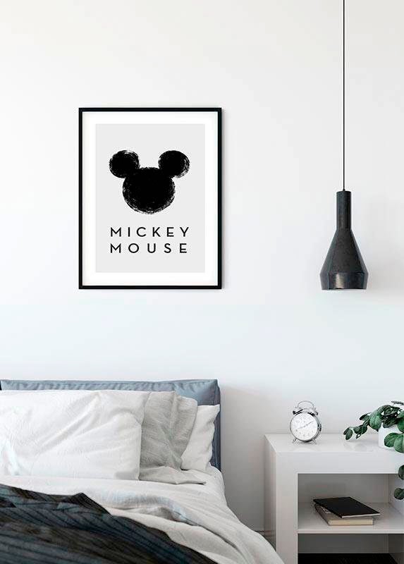 Komar Poster »Mickey Mouse (Packung, St.), Schlafzimmer, Disney, auf Silhouette«, 1 versandkostenfrei Kinderzimmer, Wohnzimmer