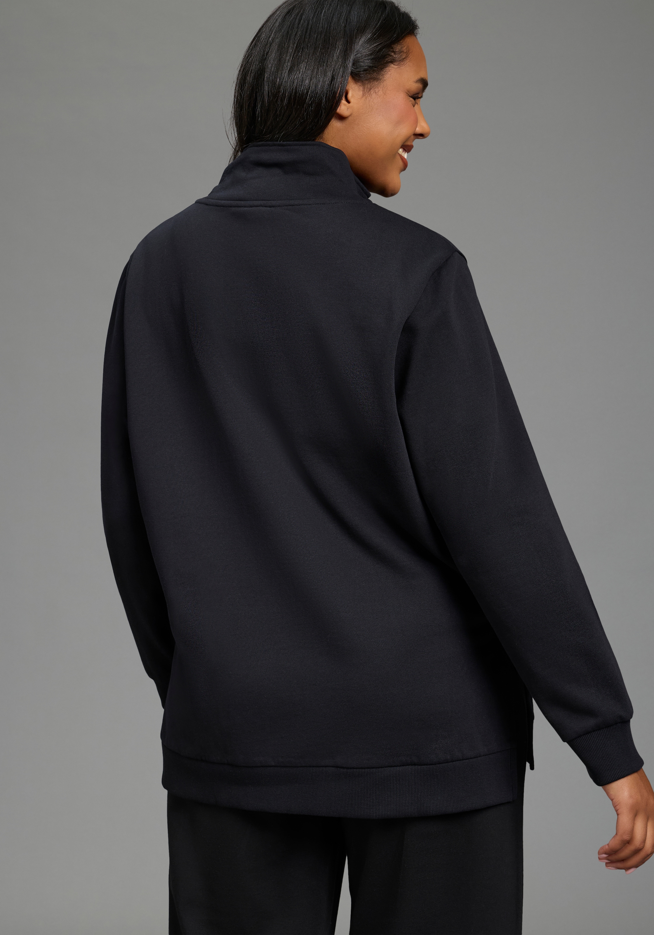 Laura Scott CURVE Sweat-shirt long »Grosse Grössen«
