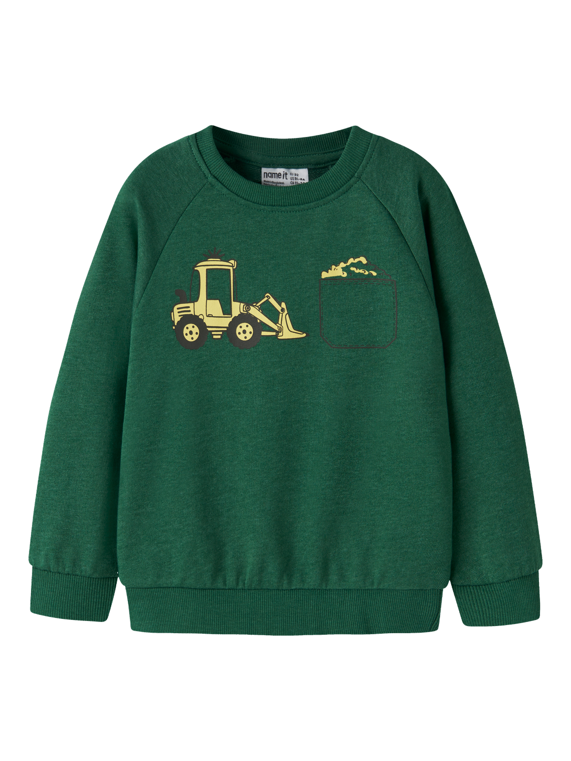 Name It Sweatshirt »NMMVION LS NREG SWEAT UNB«, Baumwollmischung, regular fit

