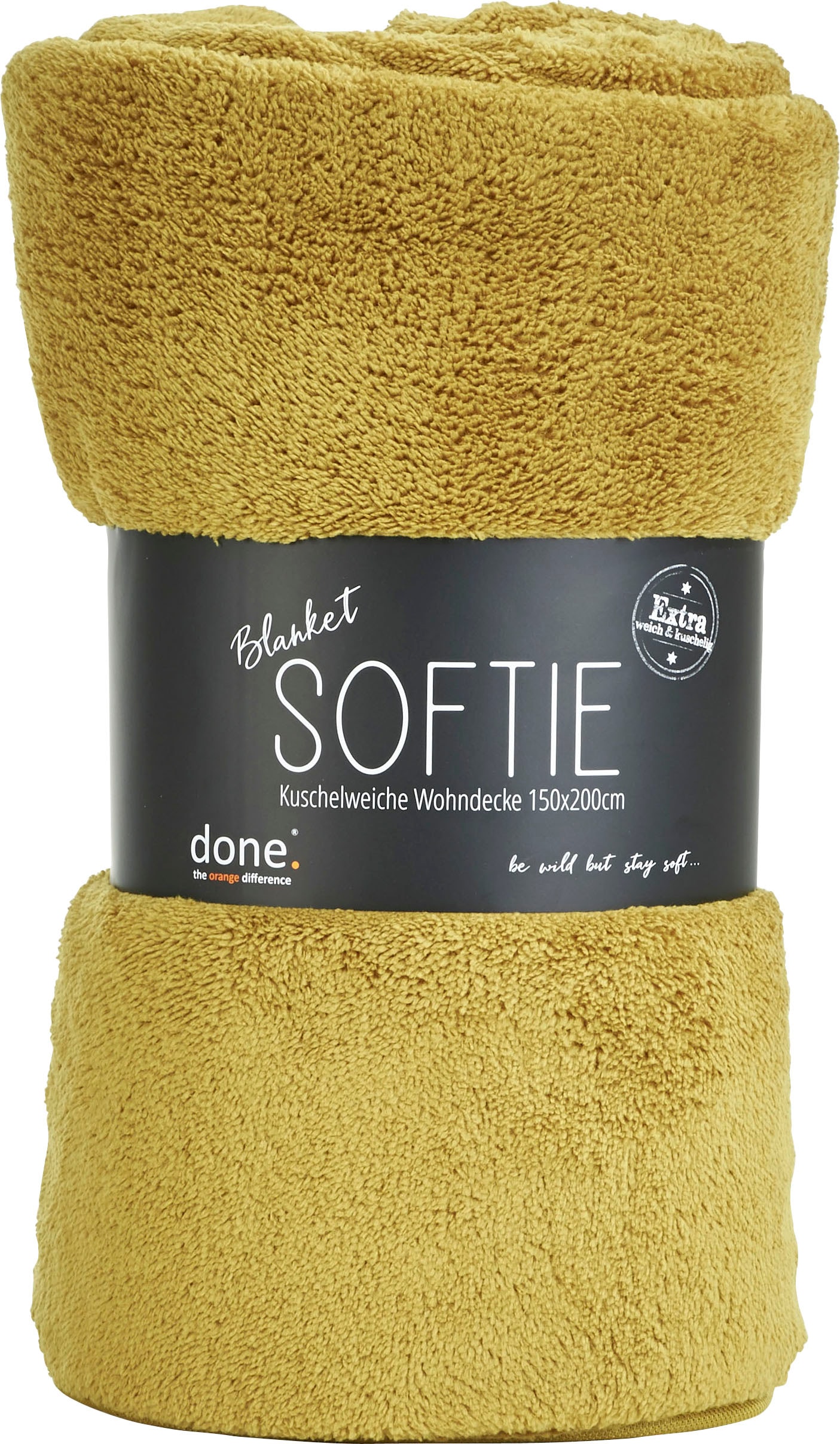 done.® Wohndecke »Softie«, Extra weiche Wohndecke aus softigem Teddy-Stoff, Kuscheldecke