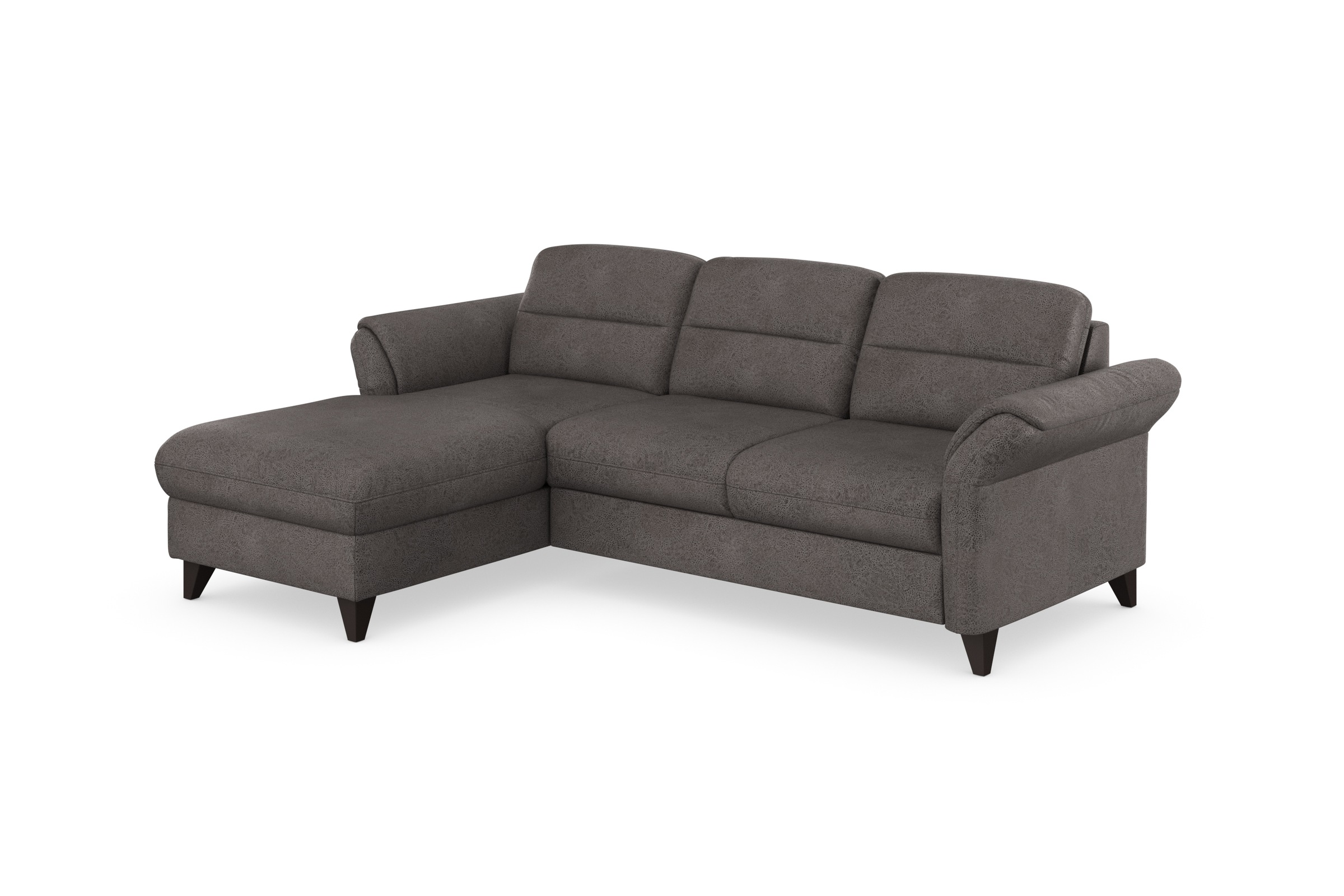 sit&more Ecksofa »Mellum L-Form« Federkern, wahlweise mit Bettfunktion, Bettkasten und Armteilfunktion