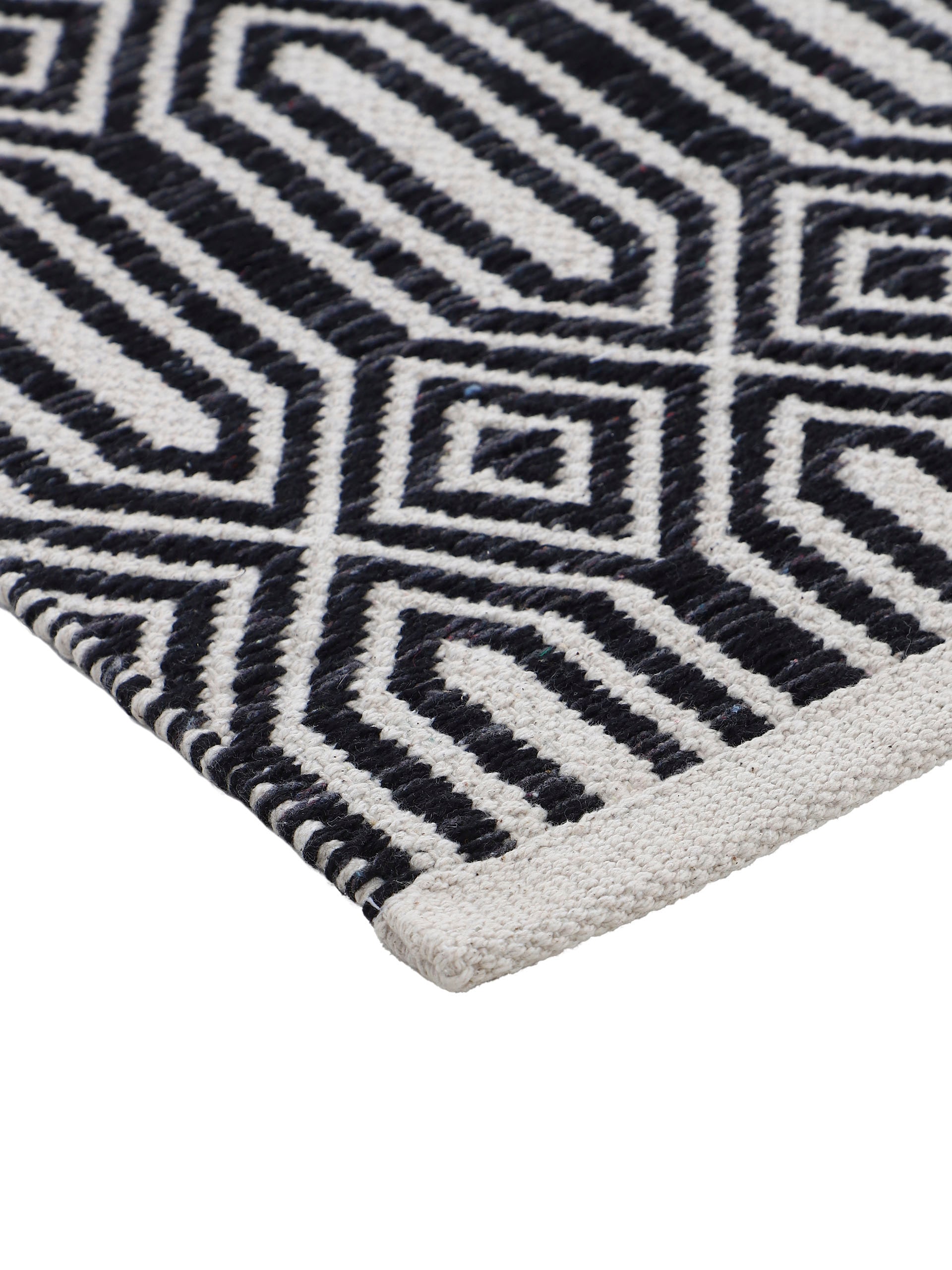 carpetfine Teppich »Kelim Oregan«, rechteckig, 5 mm Höhe, Wendeteppich aus reiner Baumwolle, Wohnzimmer
