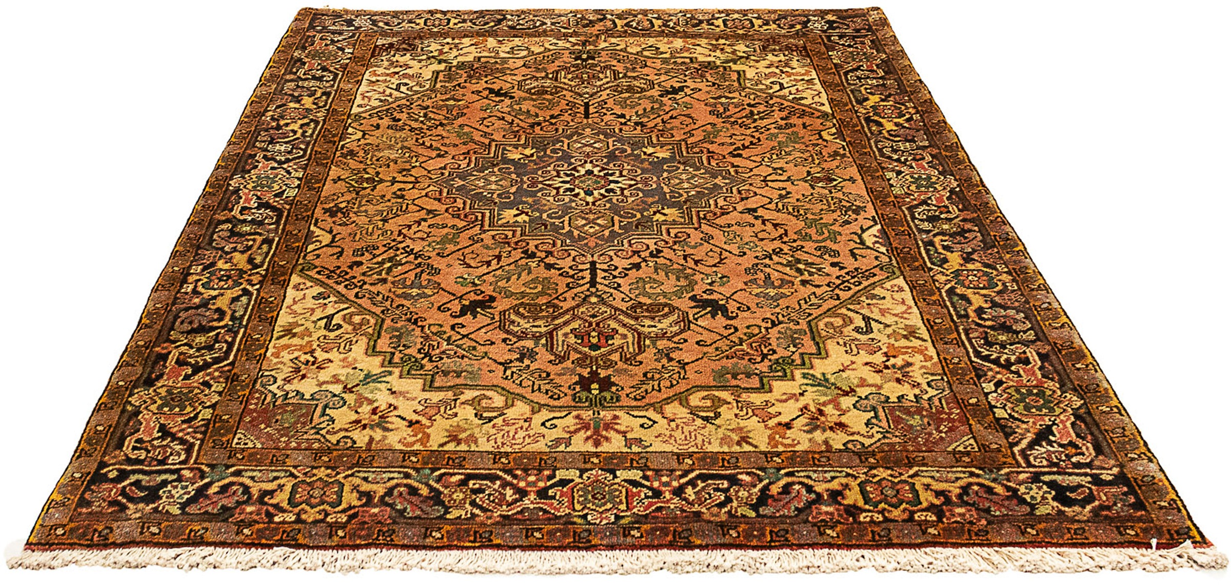 Image of morgenland Orientteppich »Perser - Nomadic - 200 x 150 cm - rosa«, rechteckig, 10 mm Höhe, Wohnzimmer, Handgeknüpft, Einzelstück mit Zertifikat bei Ackermann Versand Schweiz