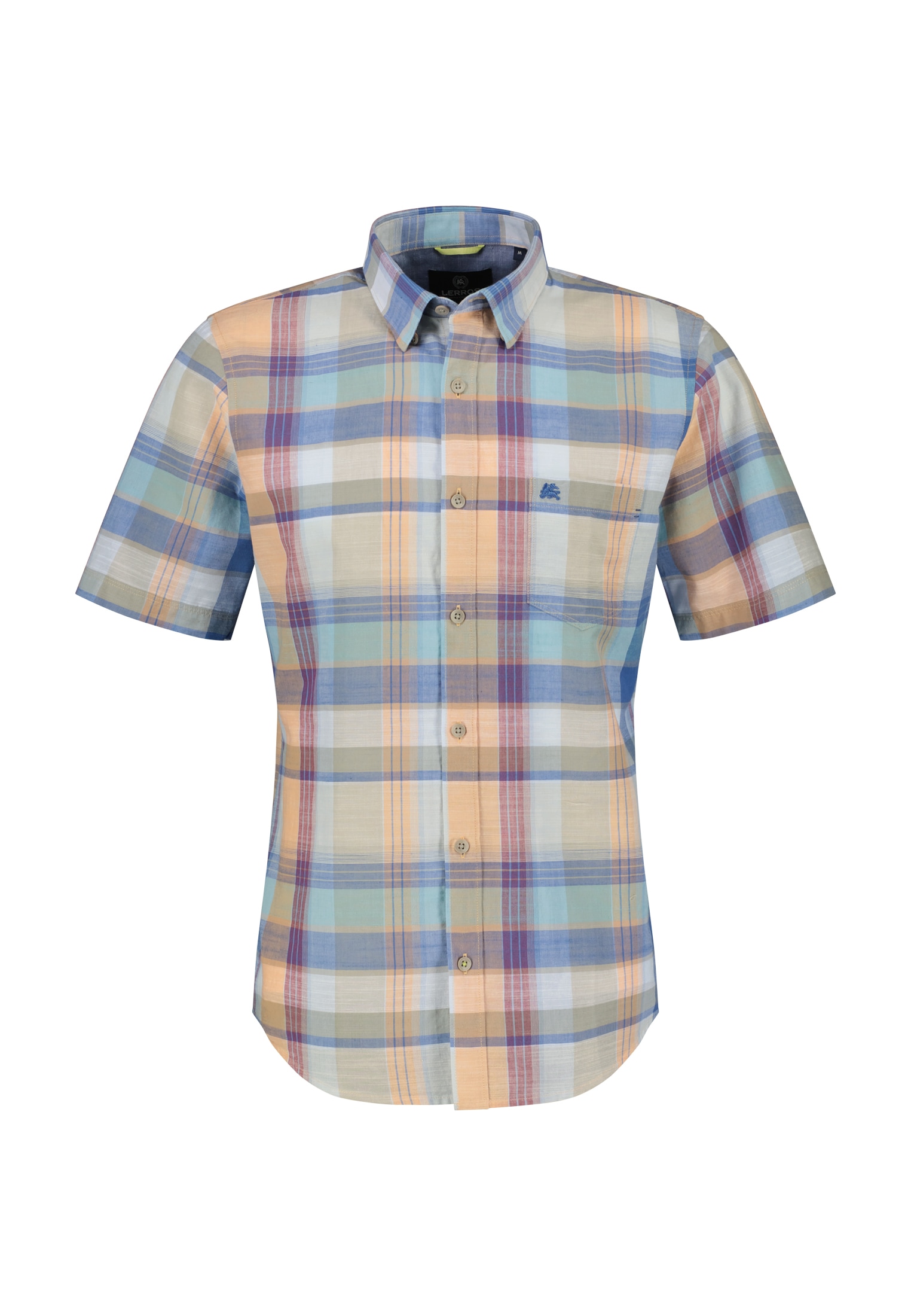 LERROS Chemise à manches courtes »Kariertes Halbarmhemd«