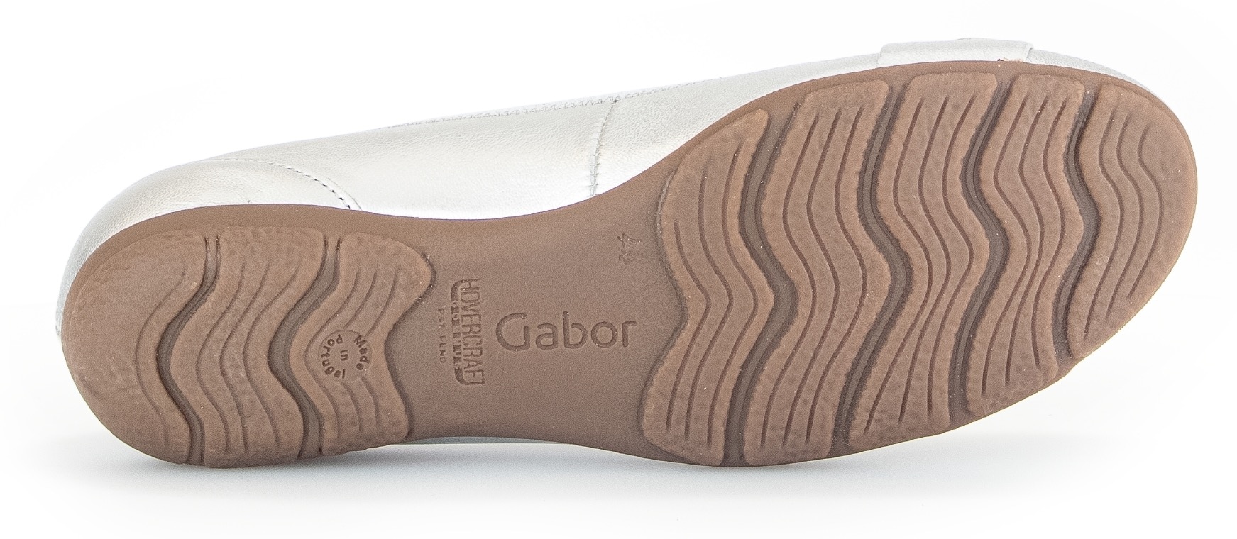 Gabor Ballerina, Flache Schuhe, Slipper mit Hovercraft Luftkammern-Laufsohle