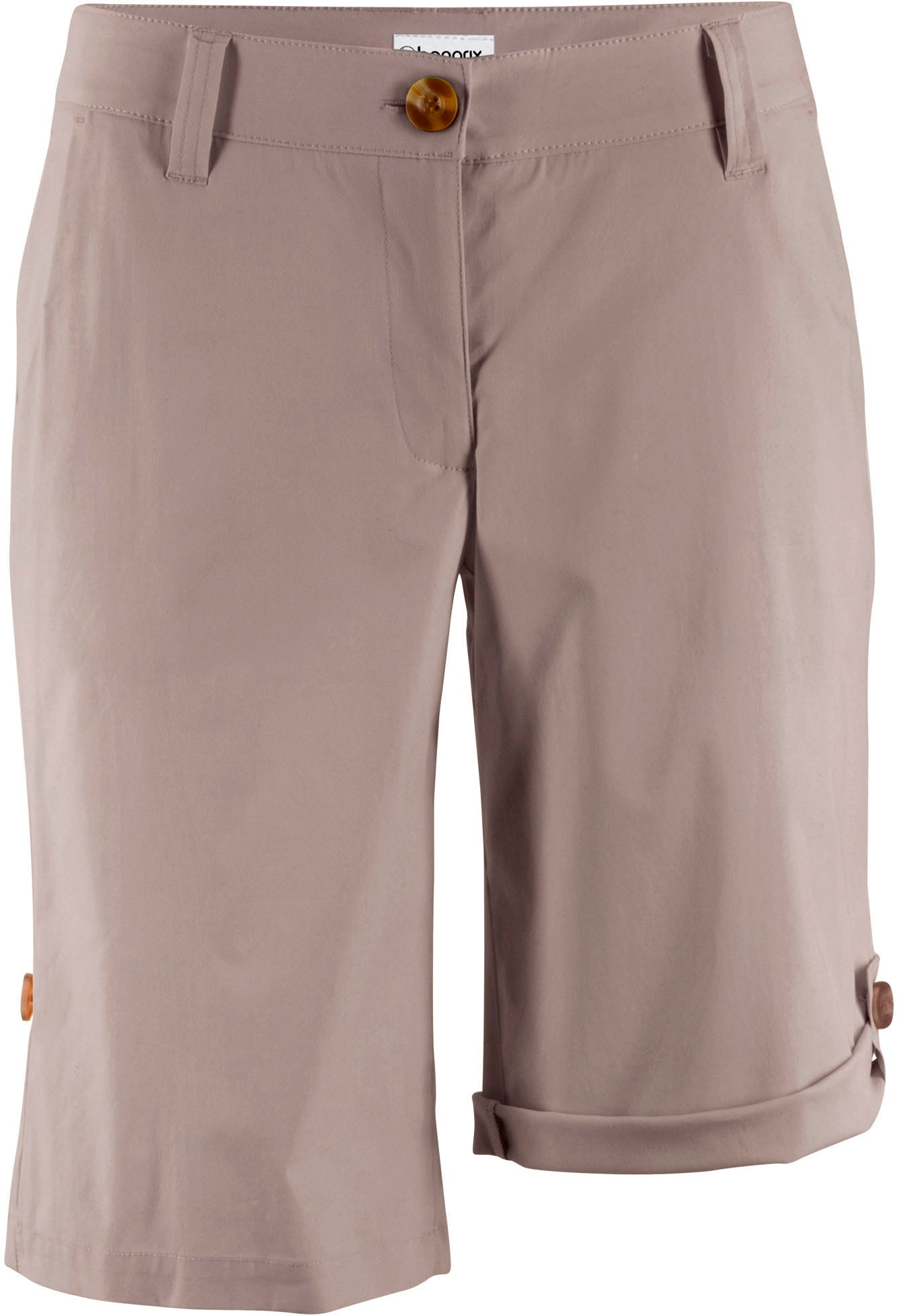 bonprix Bermuda »Stretch Bermuda«  mit krempelbaren Beinen, Regular Fit