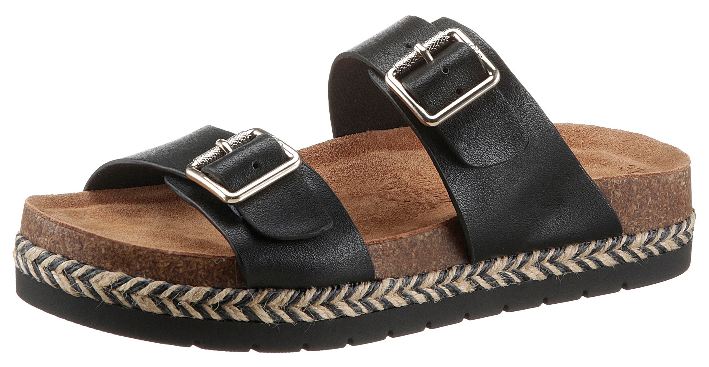 Image of s.Oliver Pantolette, mit zwei verstellbaren Schnallen bei Ackermann Versand Schweiz