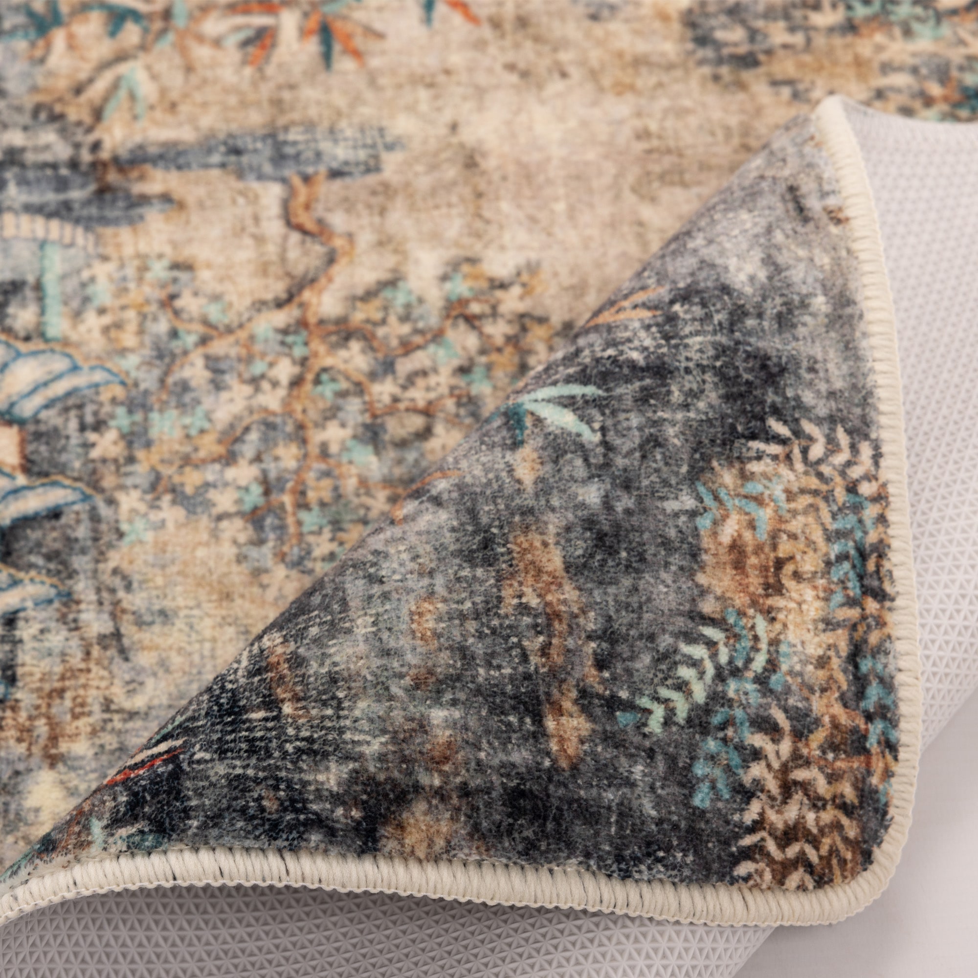 Gino Falcone Tapis de bain »Aquata GF-164, Badvorleger, Badezimmer Teppich« Höhe 7 mm revêtement antidérapant Badteppich, bedruckt, rechteckig