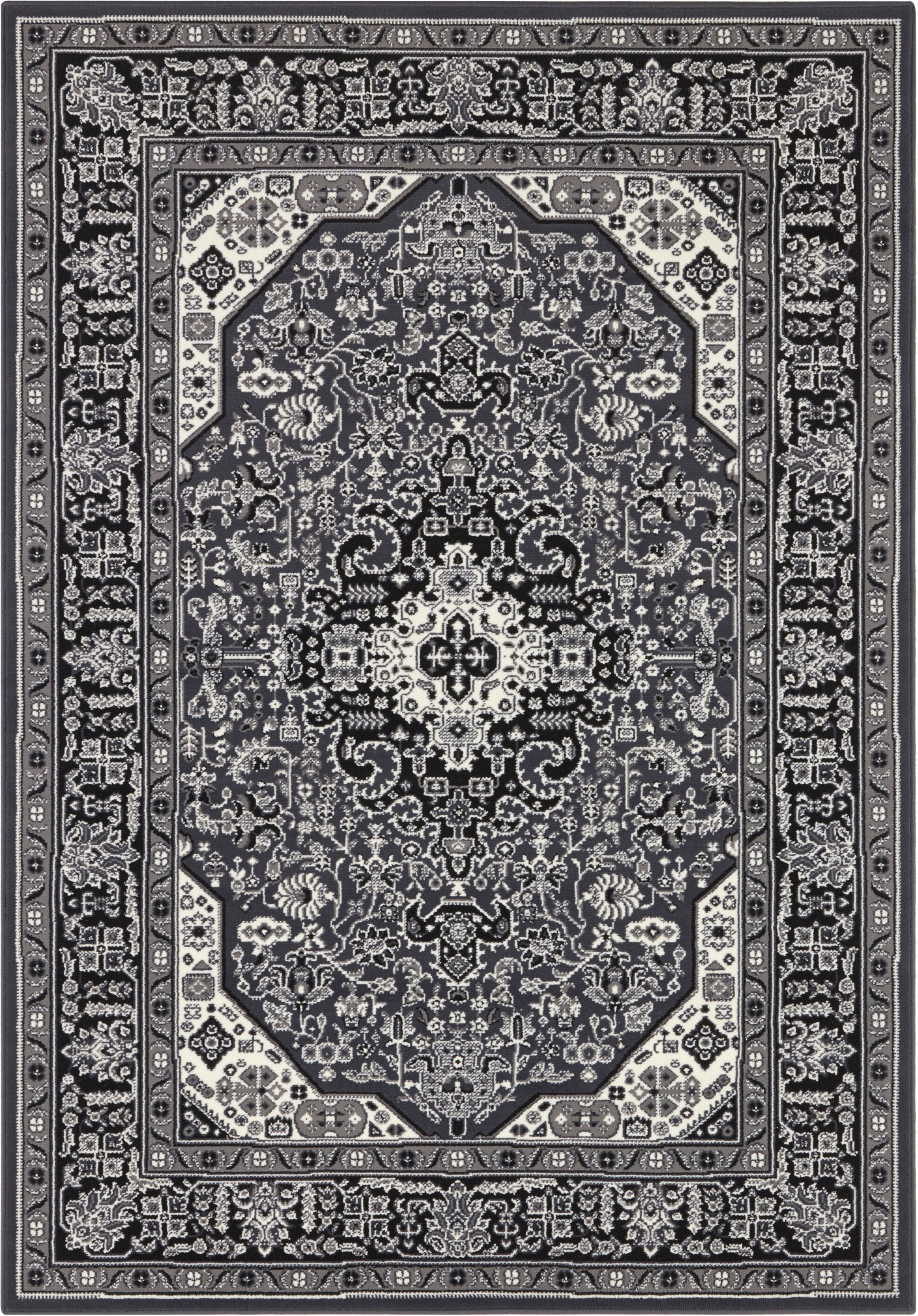 NOURISTAN Teppich »Skazar Isfahan«, rechteckig, 9 mm Höhe, Kurzflor, Orient, Läufer, Vintage, Esszimmer, Wohnzimmer, Flur