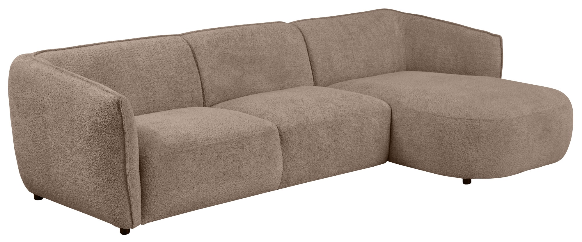 GOODproduct Ecksofa »OSTRUP Rundsofa, L-Form, Naturtöne, Boucle oder Chenille« Breite 280 cm, organische Form mit sanften Rundungen